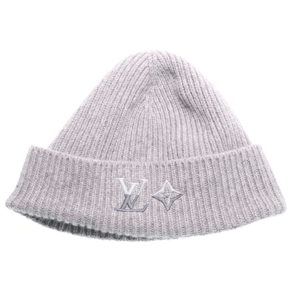 うさ様、専用ページ‼️ Louis Vuitton グレー ニット帽 LOUIS VUITTON グレーニット帽 Louis Vuitton グレーニット帽
