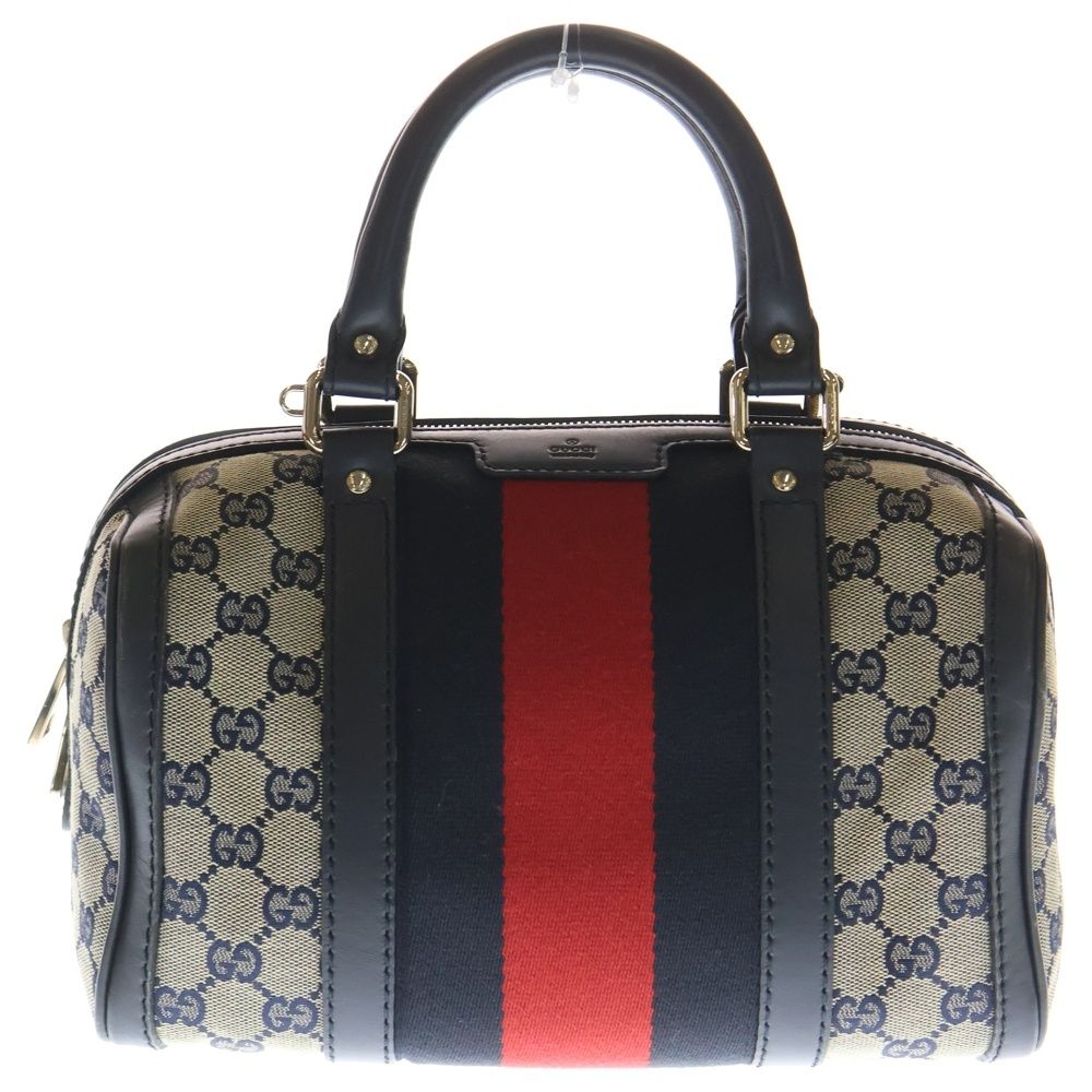 GUCCI (グッチ) GGキャンバス 2WAYミニボストンバッグ ショルダー