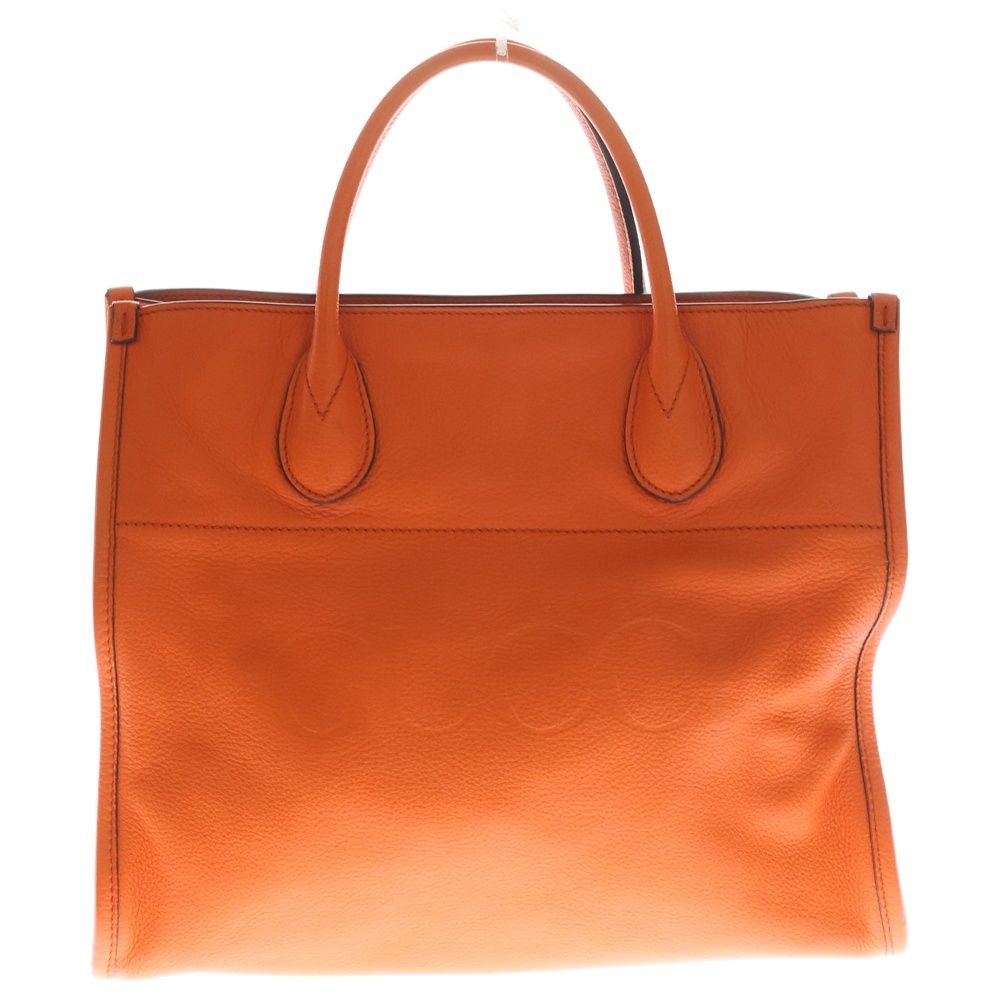 GUCCI (グッチ) ハンドバッグ オレンジ レザー 2wayショルダーバッグ