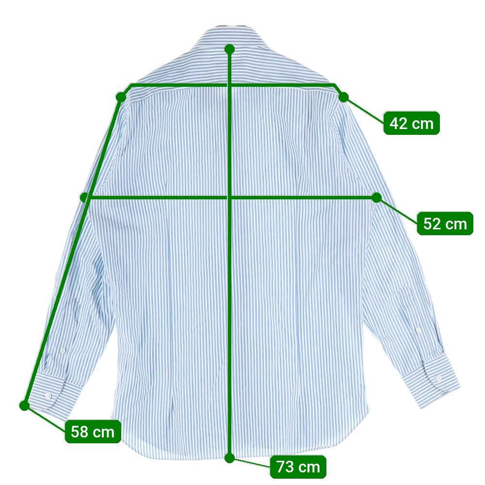 Loro Piana (ロロピアーナ) COTTON STRIPED SHIRTS コットン