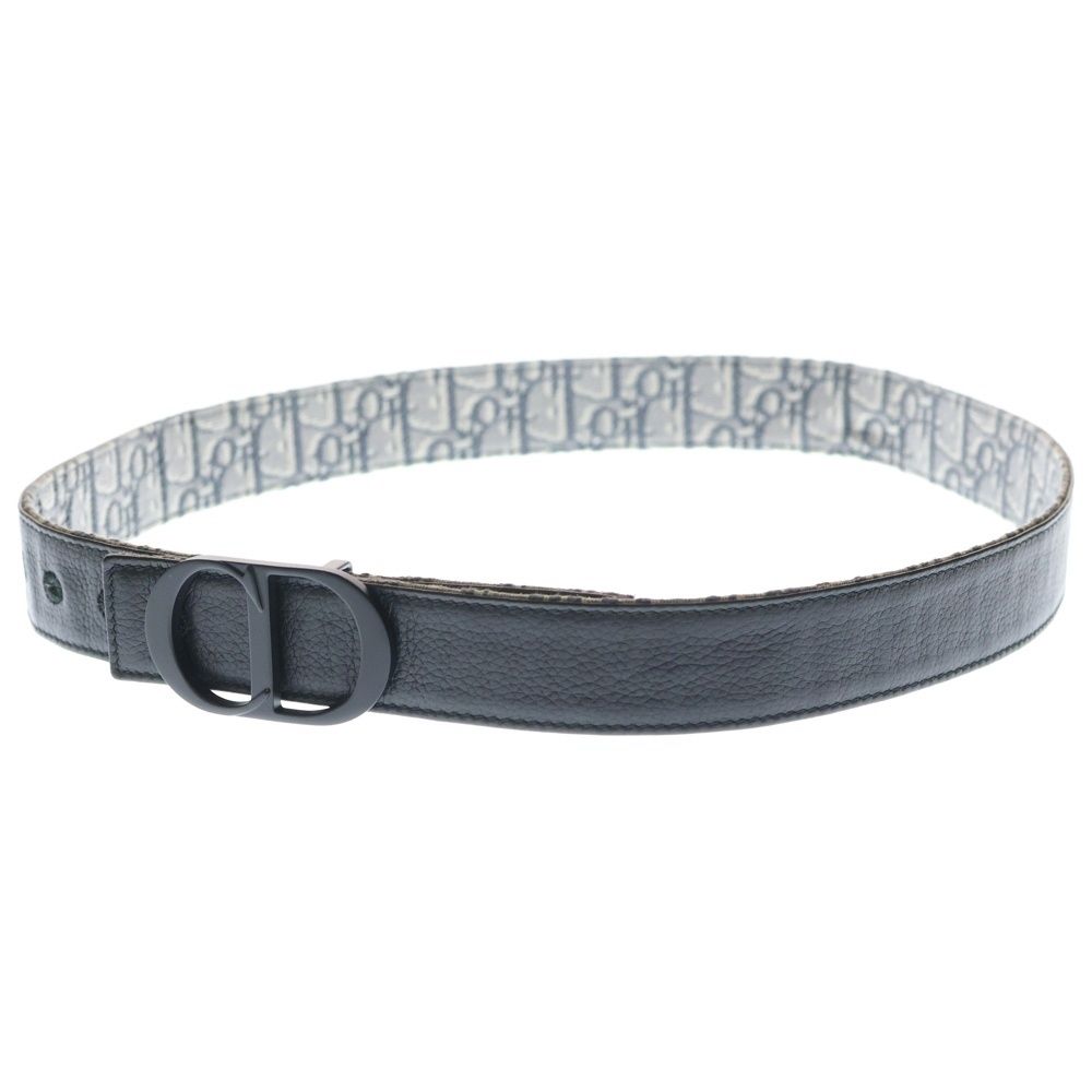 Dior グレー レザーベルト 90cm Dior グレー レザーベルト 90cm グレー