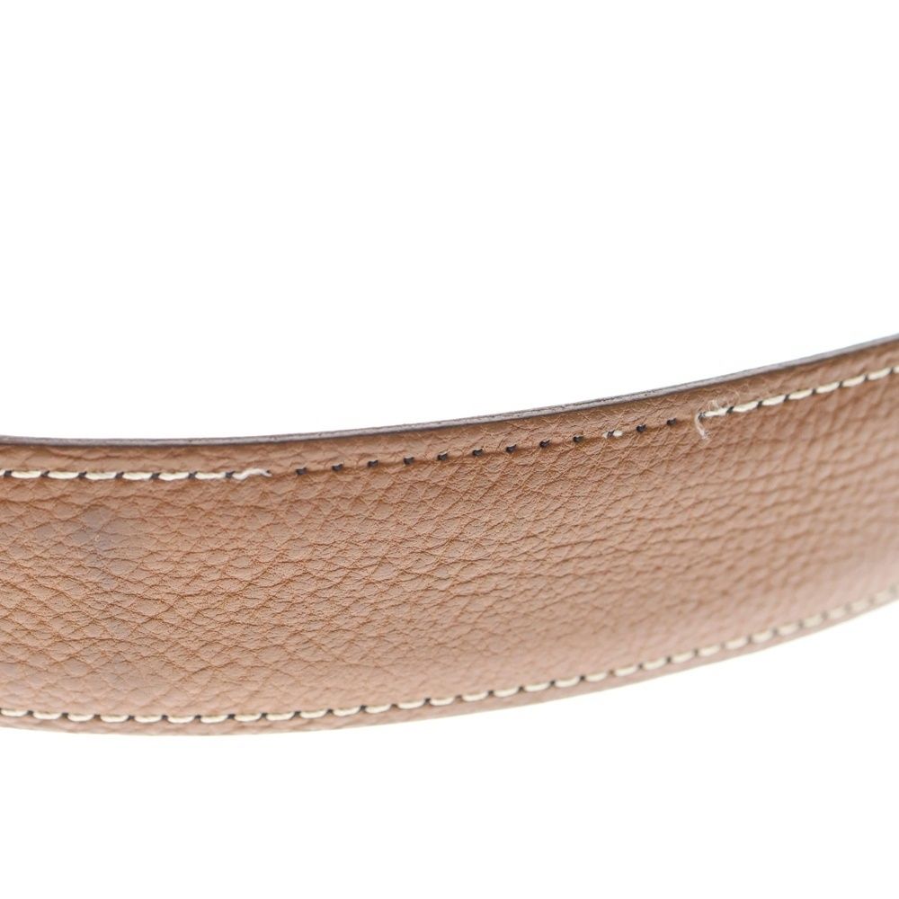 HERMES (エルメス) コンスタンス レザーベルト ブラック×ブラウン