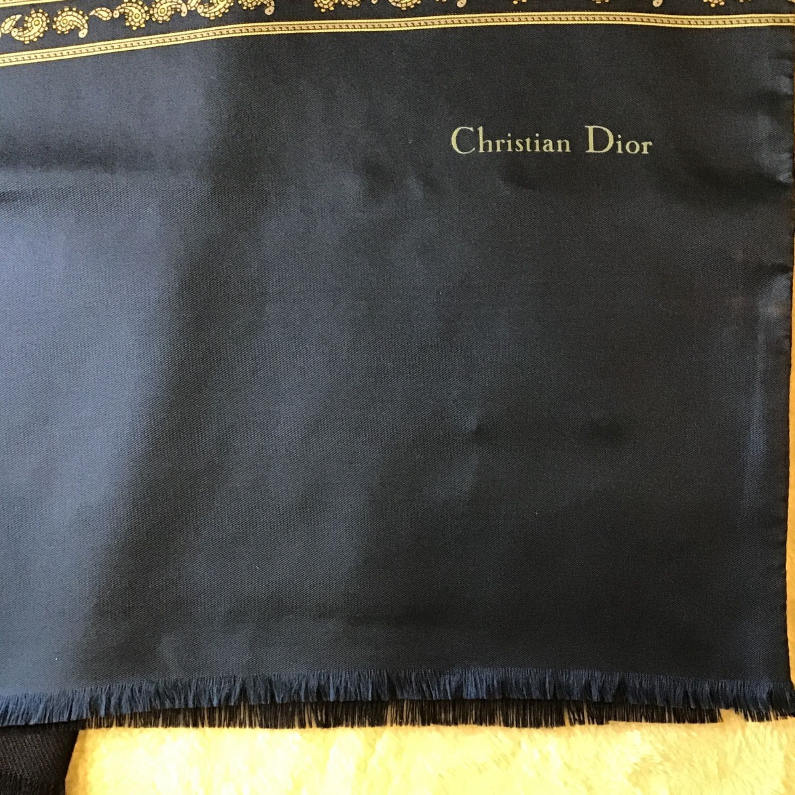 クリスチャンディオール シルクスカーフ マフラー Christian Dior