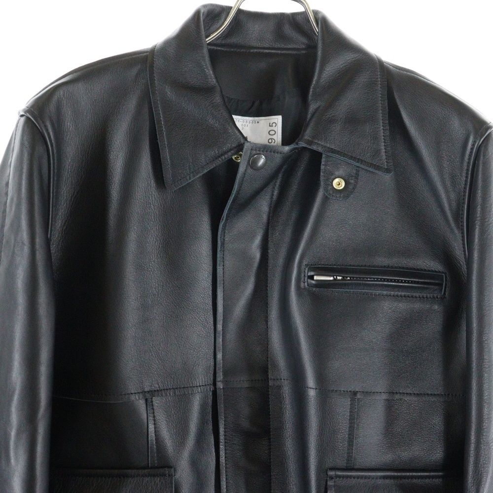 Sacai (サカイ) 25AW Leather Blouson カウレザー ジップアップ レザー