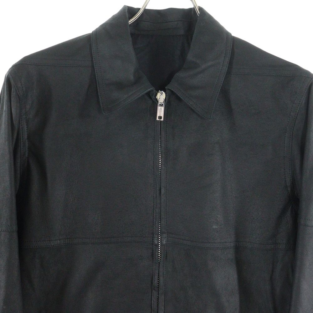 Rick Owens (リックオウエンス) 26SS BRAD JKT ラムレザー ジップ