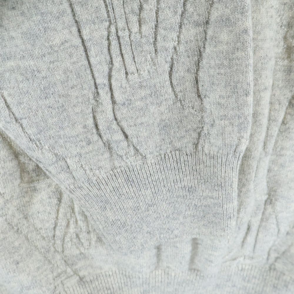 HERMES (エルメス) 3Dニット カシミアセーター グレー - メルカリ