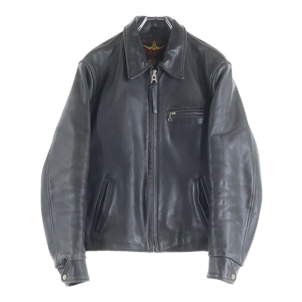 B-McCOY'S Steerhide シングルライダースジャケット 本革 牛革 NO BRAND (ノーブランド) B-McCOY's【ビーマッコイズ】 STEERHIDE