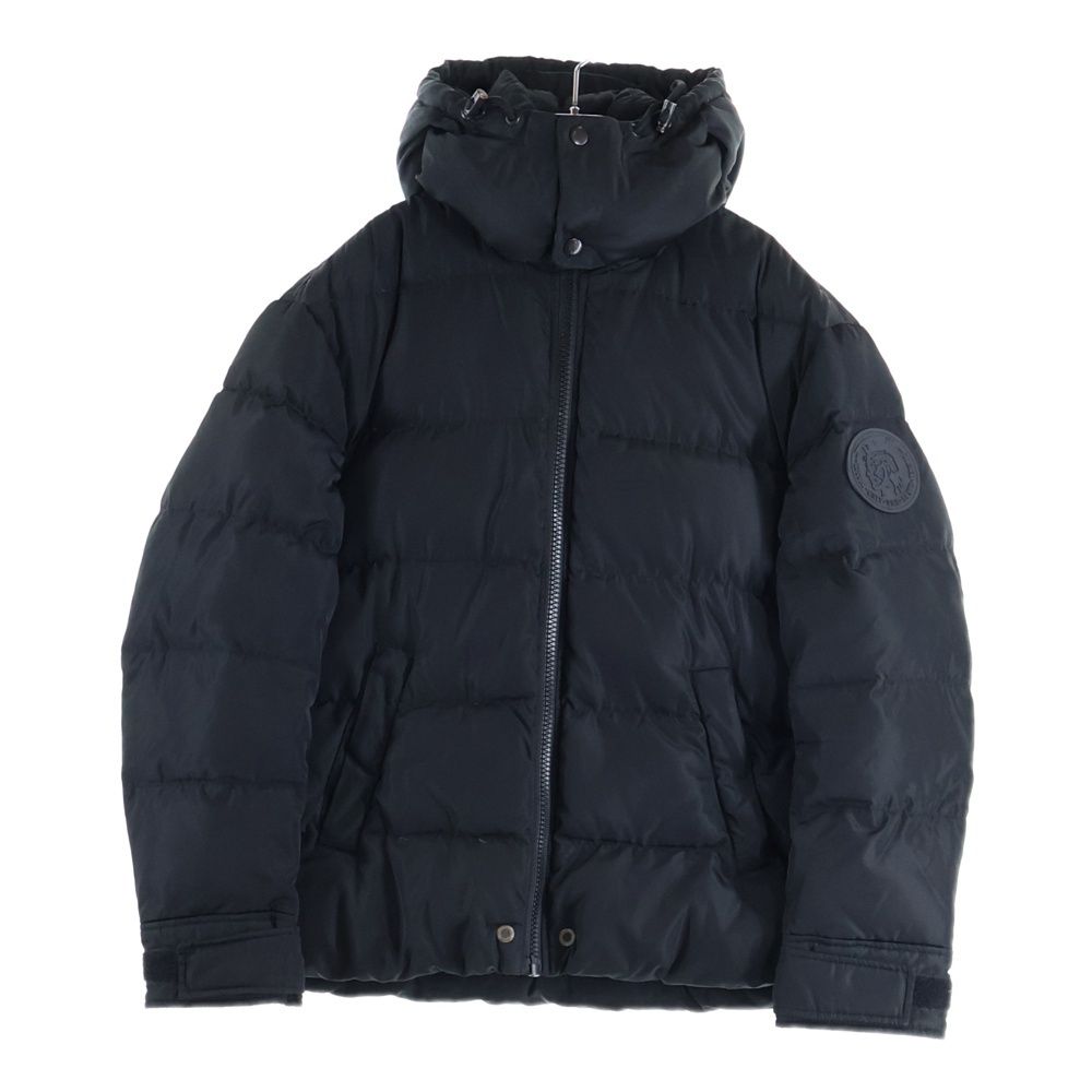 Diesel 、W SMITH YA ダウンジャケット、Sサイズ、ブラック DIESEL (ディーゼル) バックプリントダウンジャケット ブラック 00SWF0