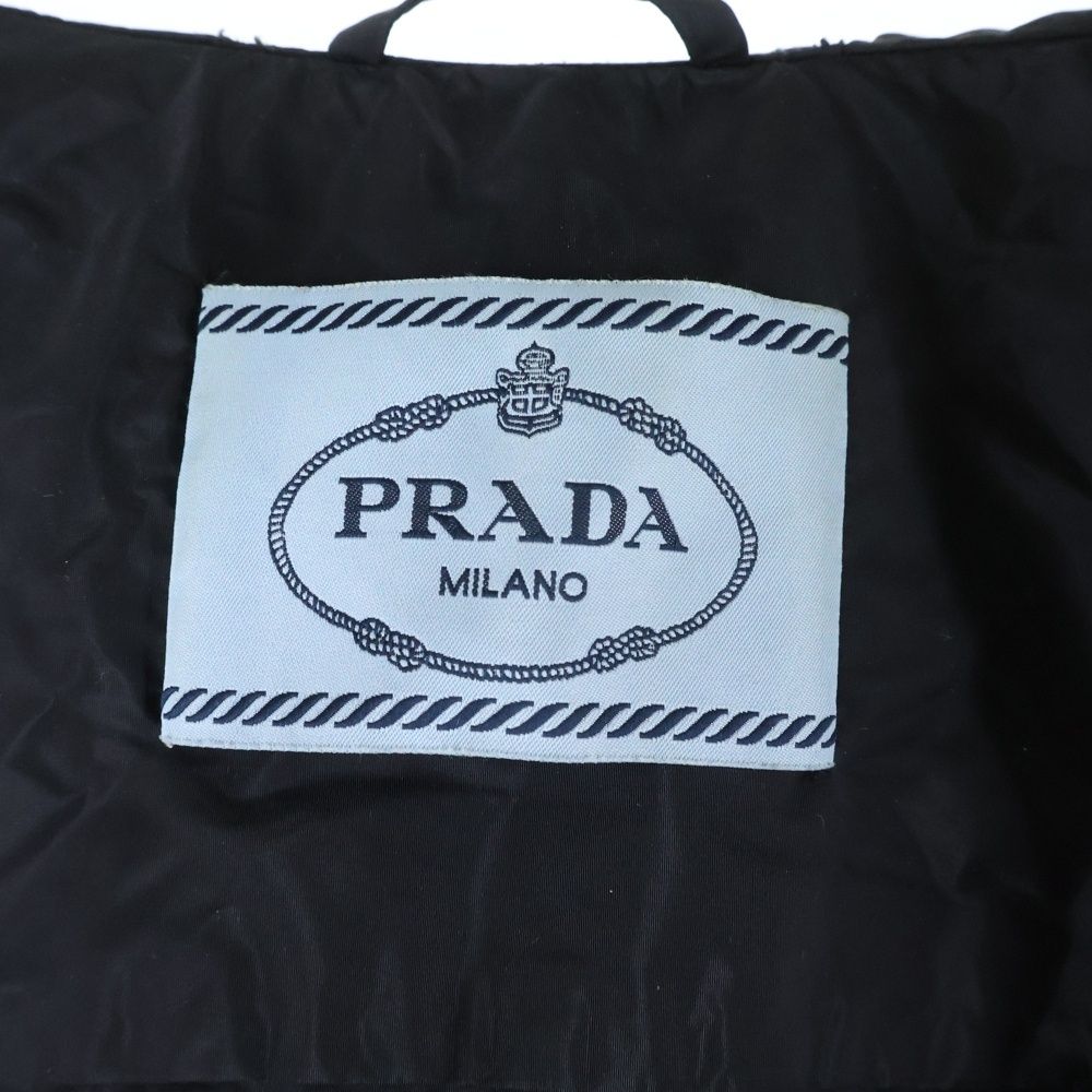 PRADA プラダ  【国内正規】29Z597 トライアングルロゴ ジップアップ フーディジャケット 38 PRADA プラダ 【国内正規】29Z597 トライアングルロゴ ジップアップ