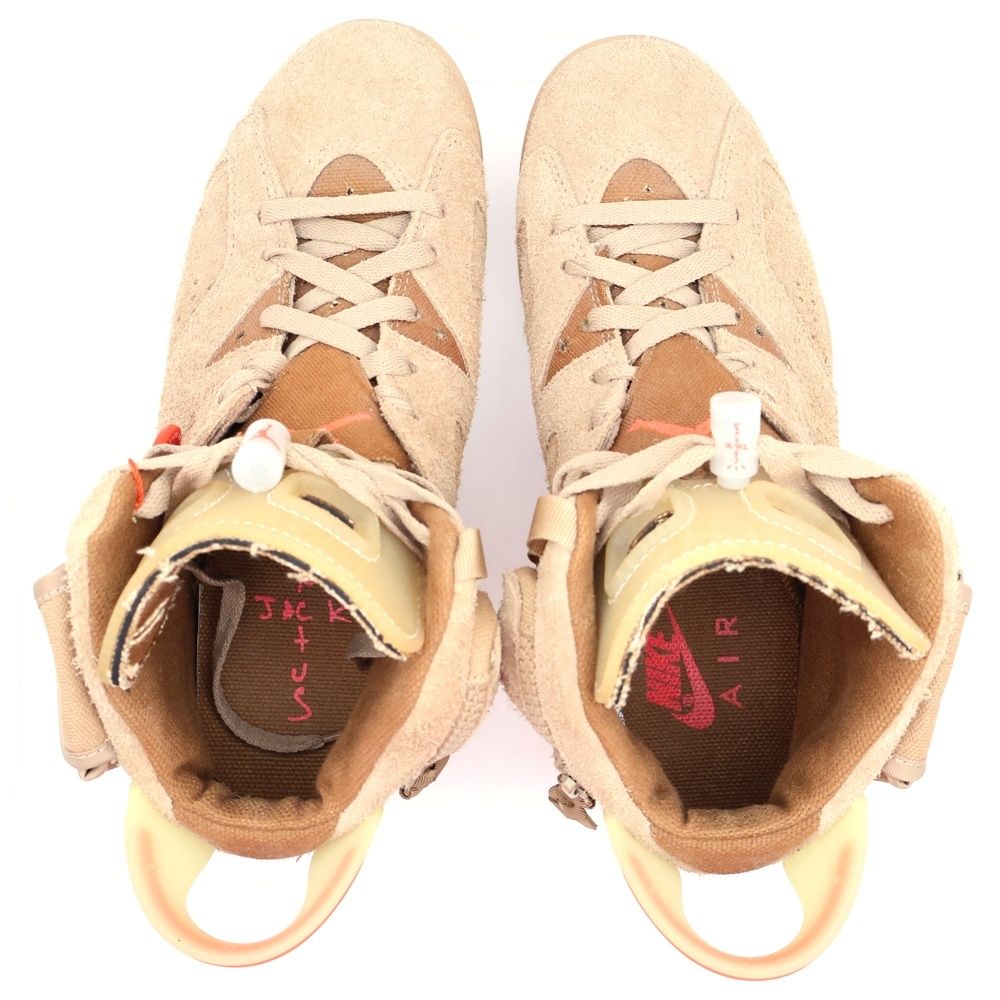 NIKE (ナイキ) ×TRAVIS SCOTT AIR JORDAN 6 RETRO SP BRITISH KAHKI