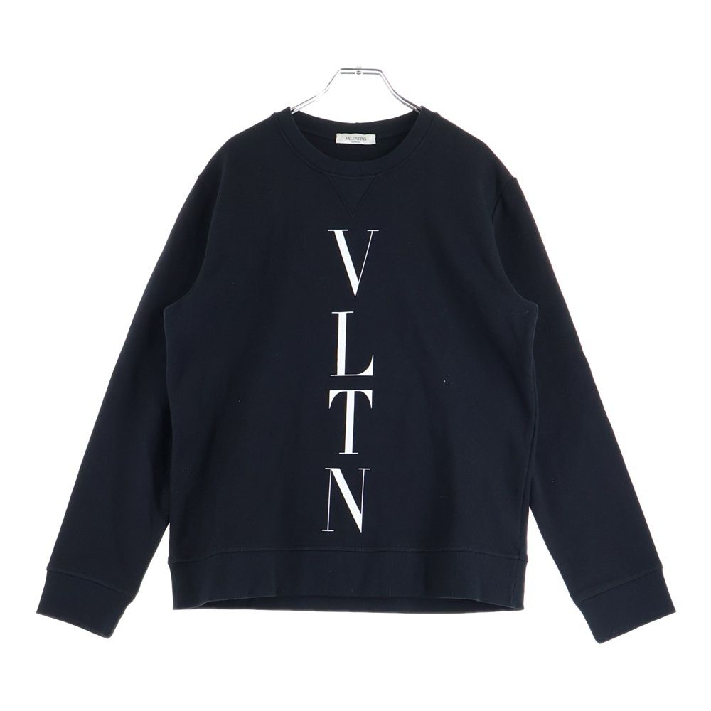VALENTINO (ヴァレンティノ) VLTN ロゴプリント クルーネック プル