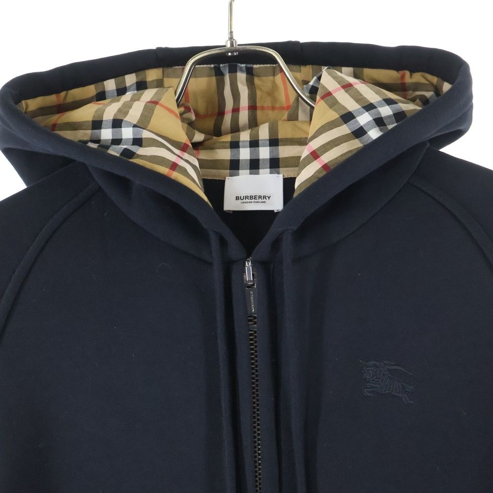 BURBERRY (バーバリー) 21AW 裏地ノバチェック柄 ワンポイントロゴ刺繍