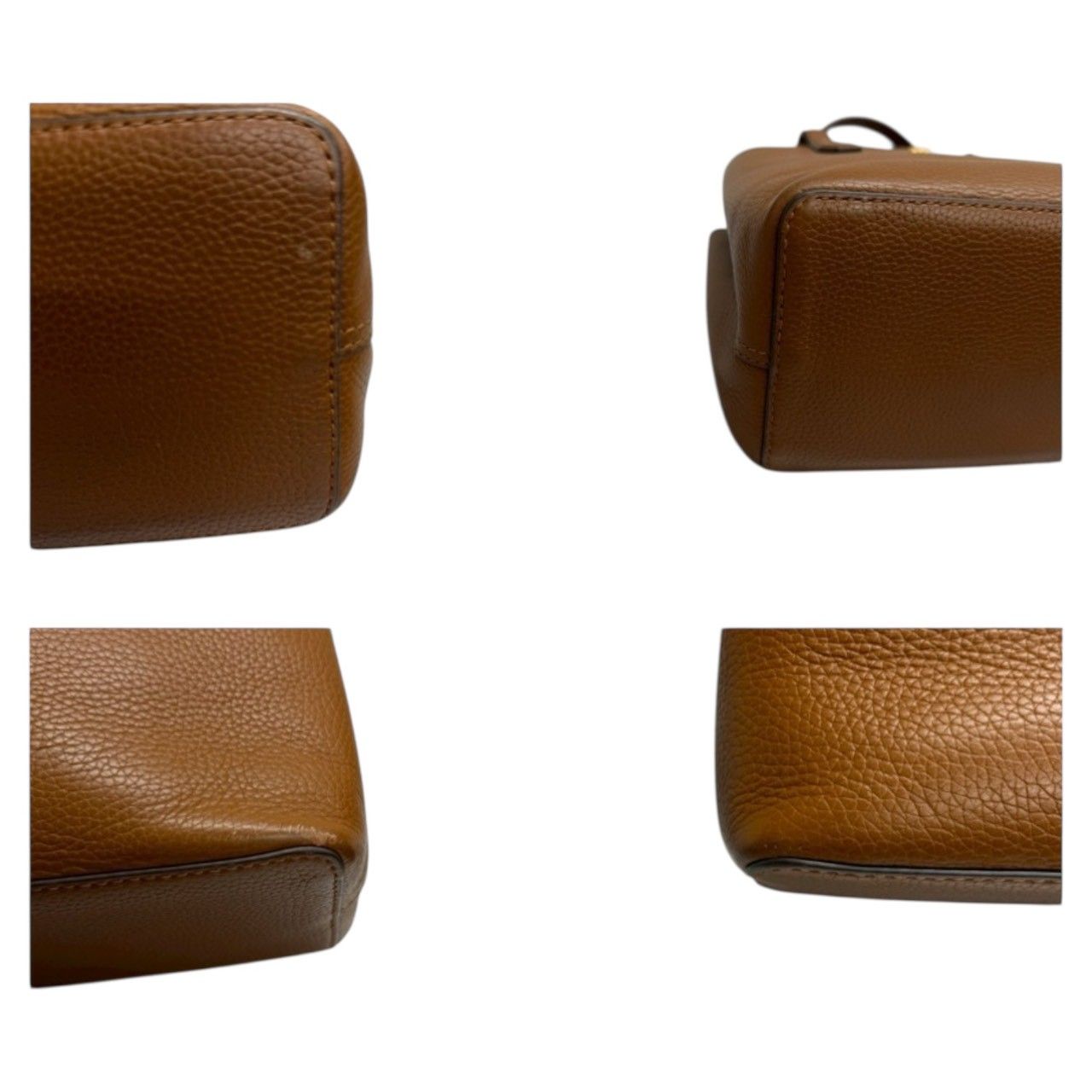 Tory Burch トリーバーチ ブレイク ブラウン ゴールド金具 レザー 