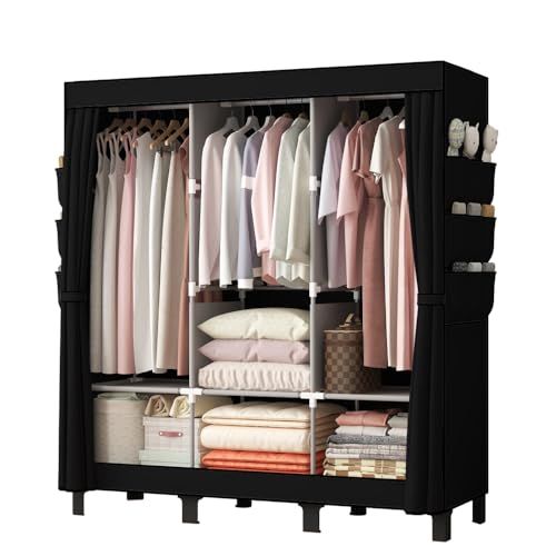 簡易ポータブル組立クローゼット 防湿・防塵・防カビの不織布