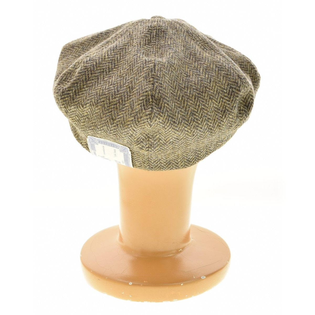 THEH.W.DOG&CO.】PEAKY CAP MOON社ツイード 8パネルキャスケット