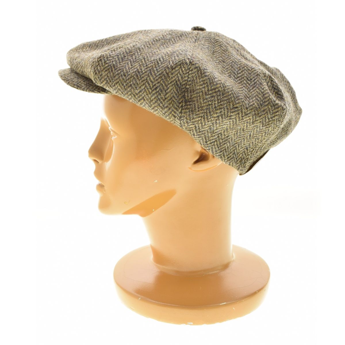 THE H.W. DOG&CO. PEAKY MOON社ツイード キャスケット THEH.W.DOG&CO.】PEAKY CAP MOON社ツイード 8パネルキャスケット