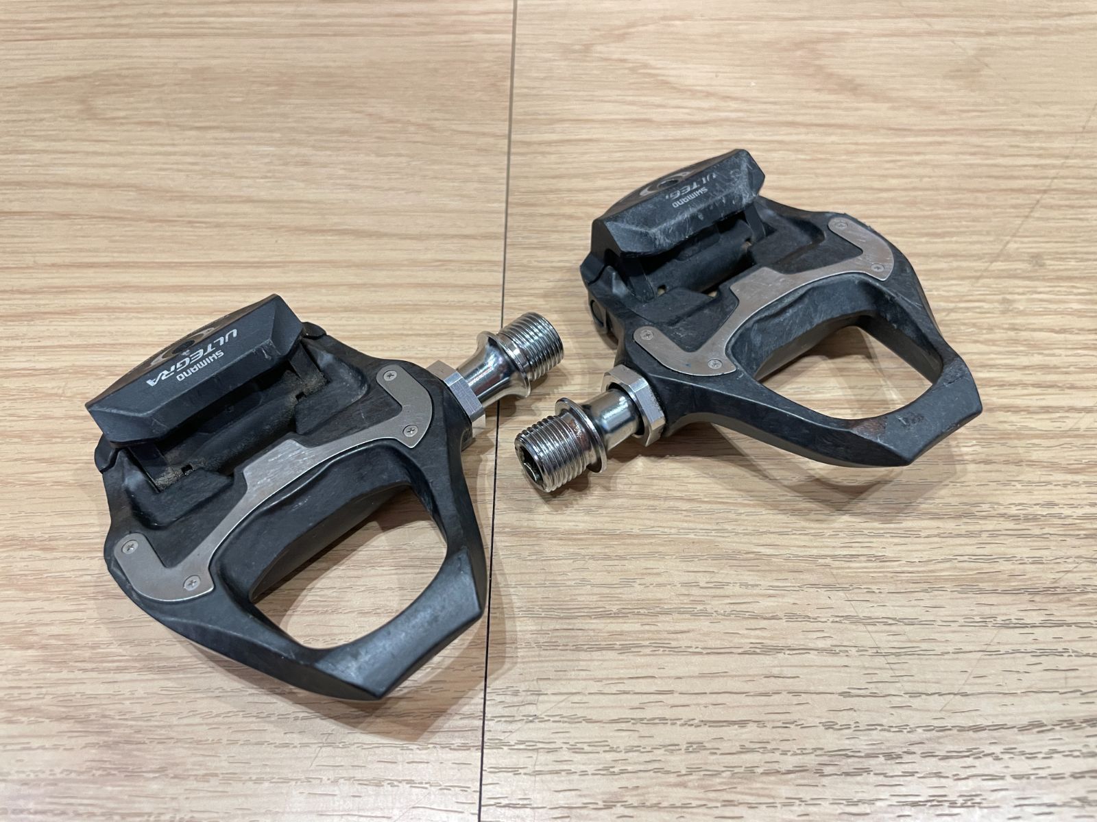 SHIMANO ULTEGRA ビンディングペダル ブラック　中古 中古品】 シマノ アルテグラ PD-6700 SPD-SL ビンディングペダル