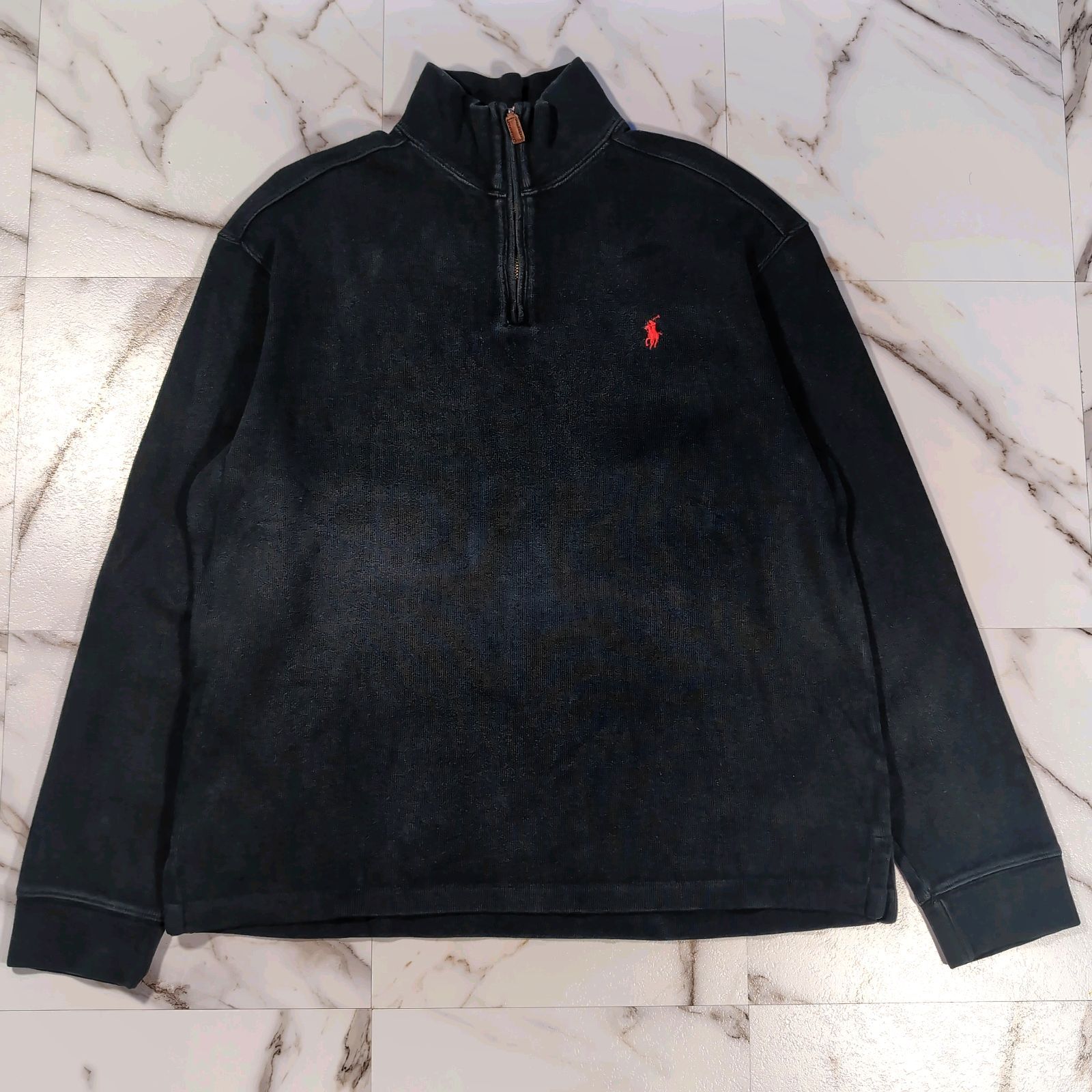 90s~00s POLO by Ralph Lauren ハーフジップ スウェット プルオーバー