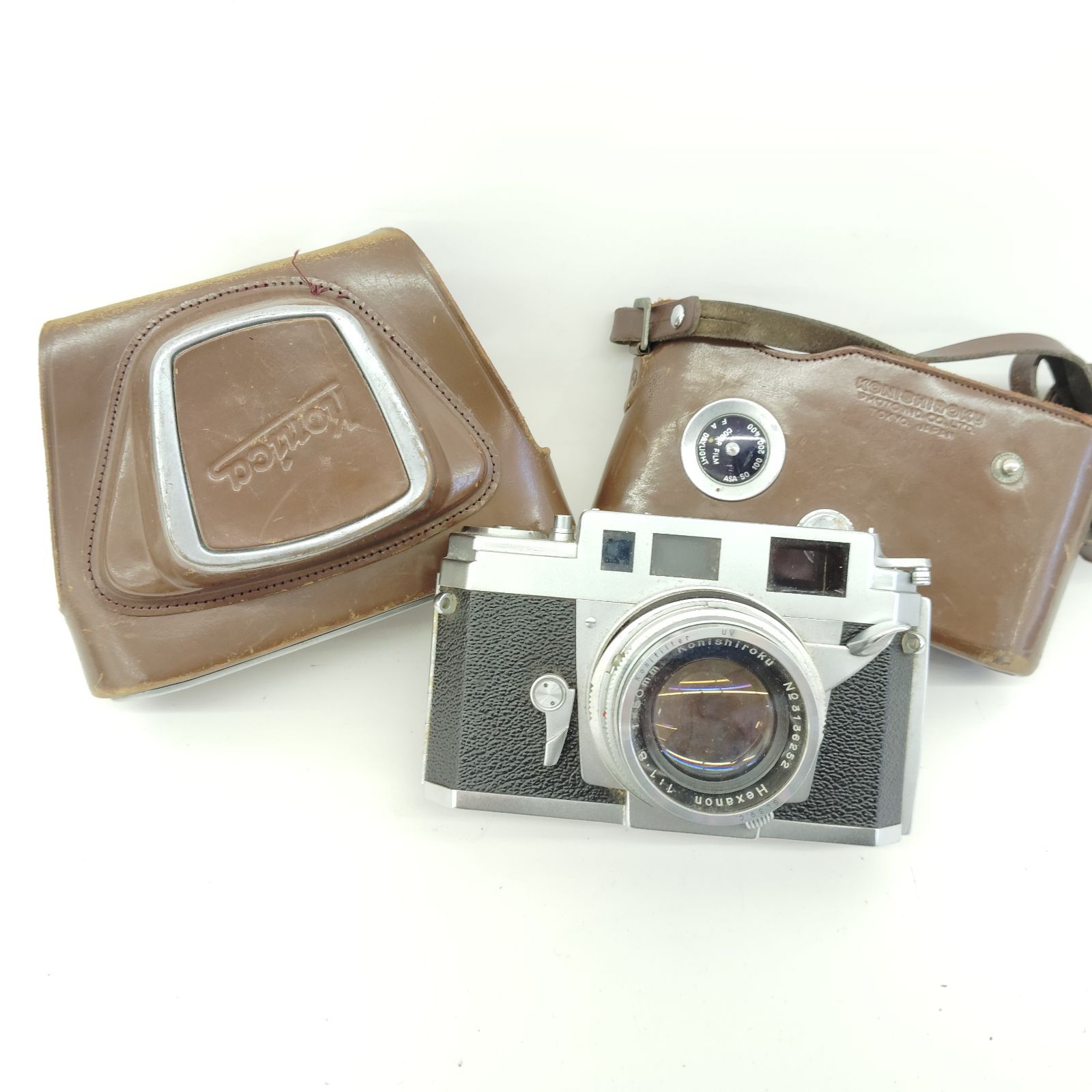 コニカ KONICA III A 3A Hexanon 50mm F1.8 レンズ付き レンジ