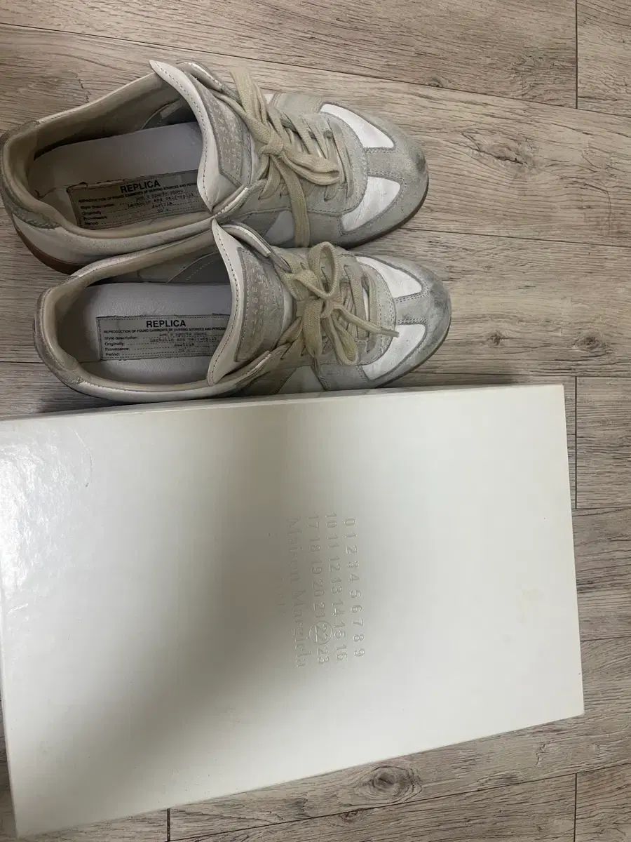 メゾンマルジェラ ドイツ軍 スニーカー ホワイトグレー レディース