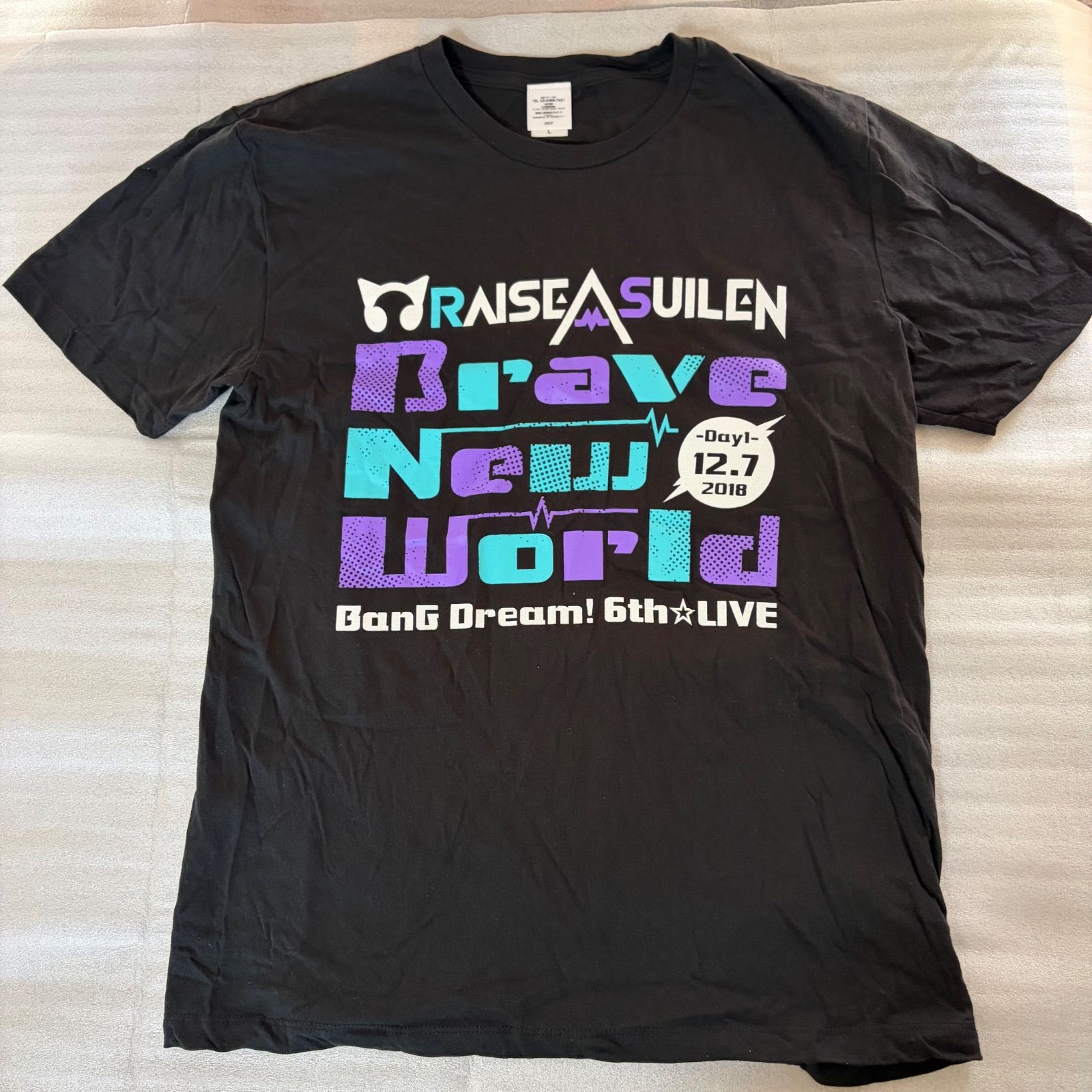 RAISE A SUILEN Brave New World Tシャツ Lサイズ バンドリ Y6 - メルカリ