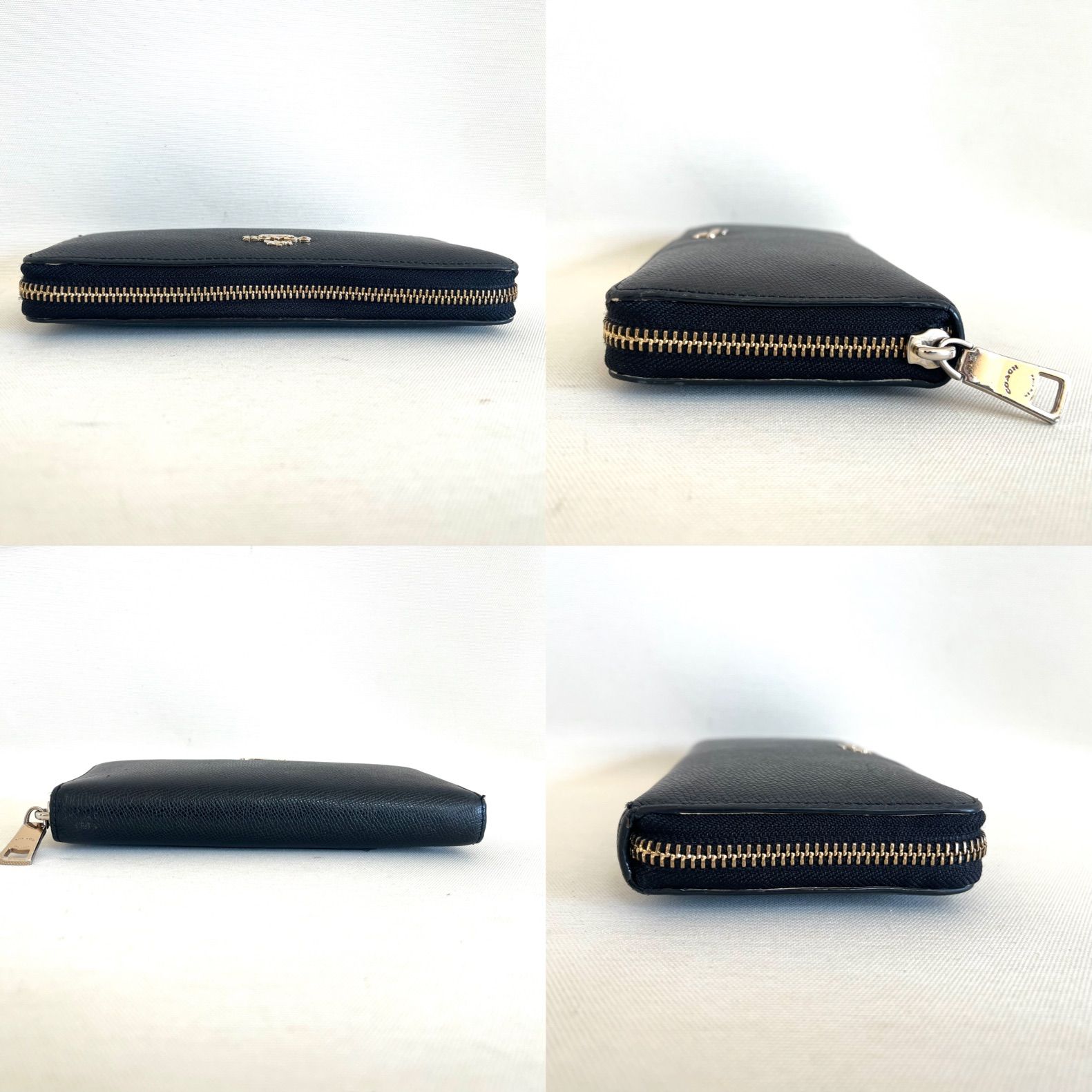 新品 COACH 長財布 ラウンドファスナー F52372 ブラック- コーチ 