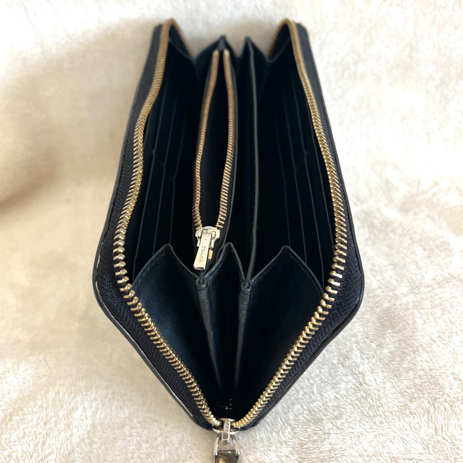 COACH コーチアウトレット ラウンドファスナー ロングウォレット 長 