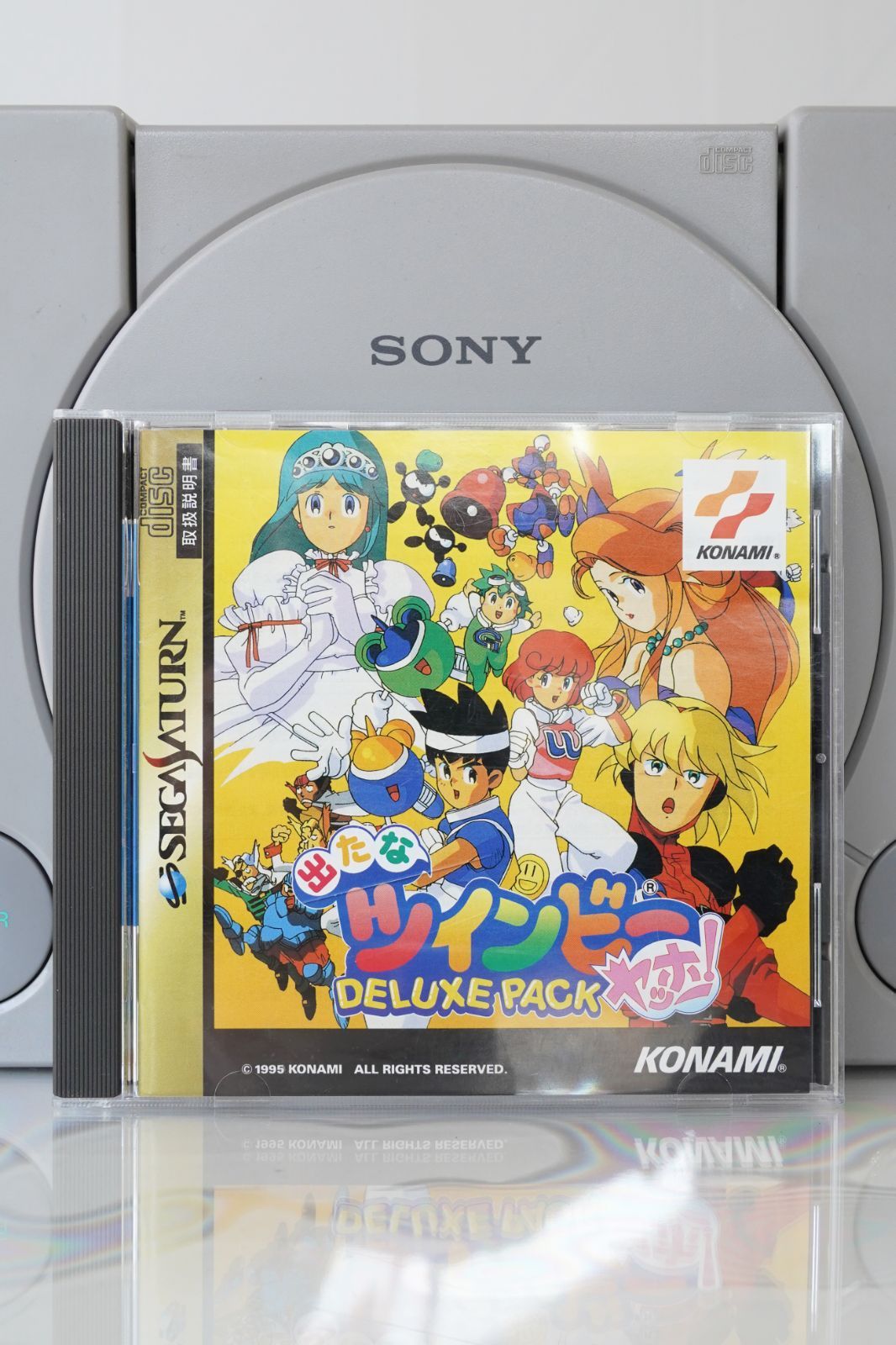 完品】セガサターン 出たな!!ツインビー DELUXE PACK 10周年記念 2in1