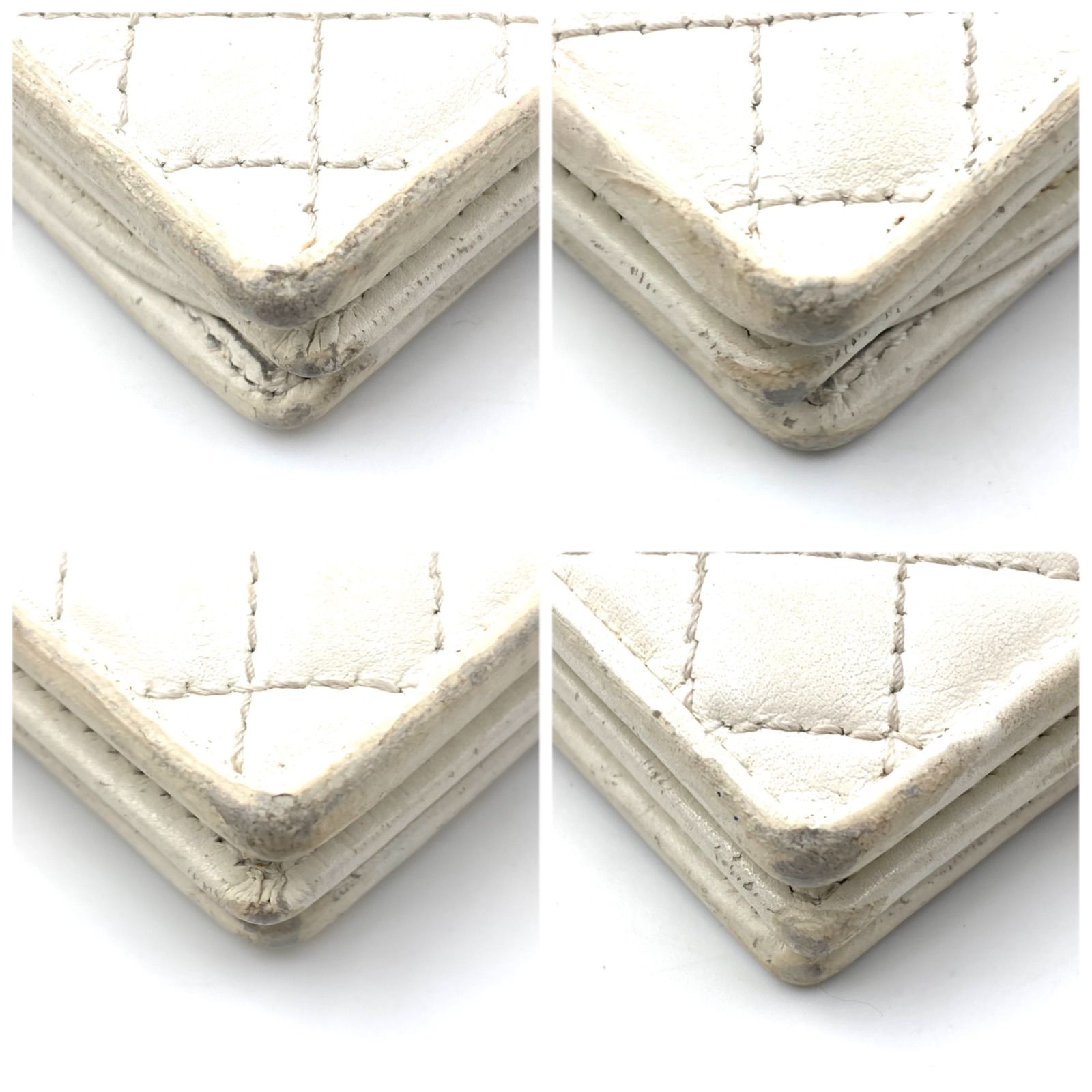 美品✨グッチ　マーモント　フローラ　シェリーライン　二つ折り財布　オフホワイト GUCCI グッチ オフィディア 二つ折り財布 GGマーモント シェリーライン