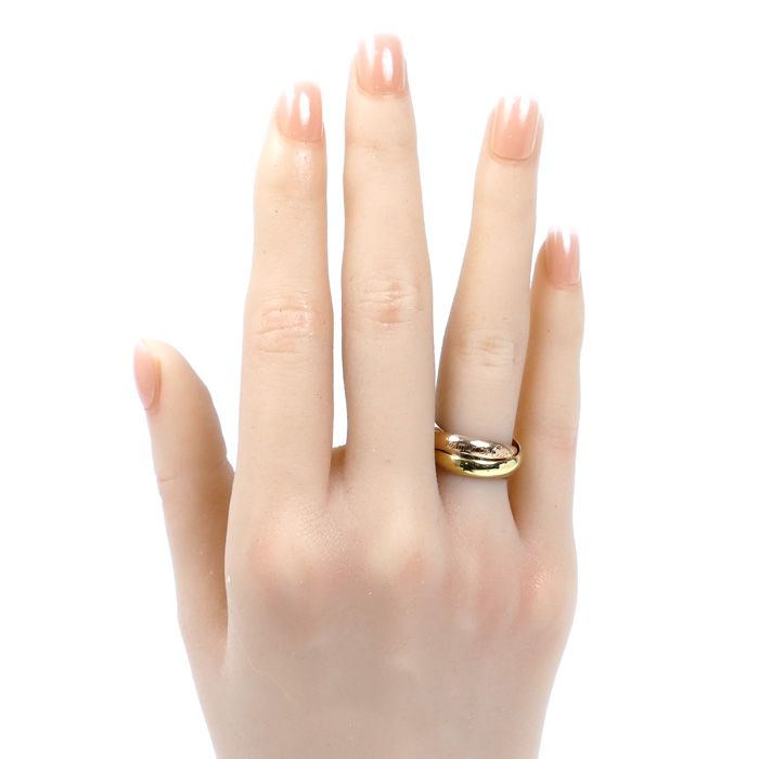CARTIER カルティエ K18YG/PG/WG les must de Cartier トリニティ