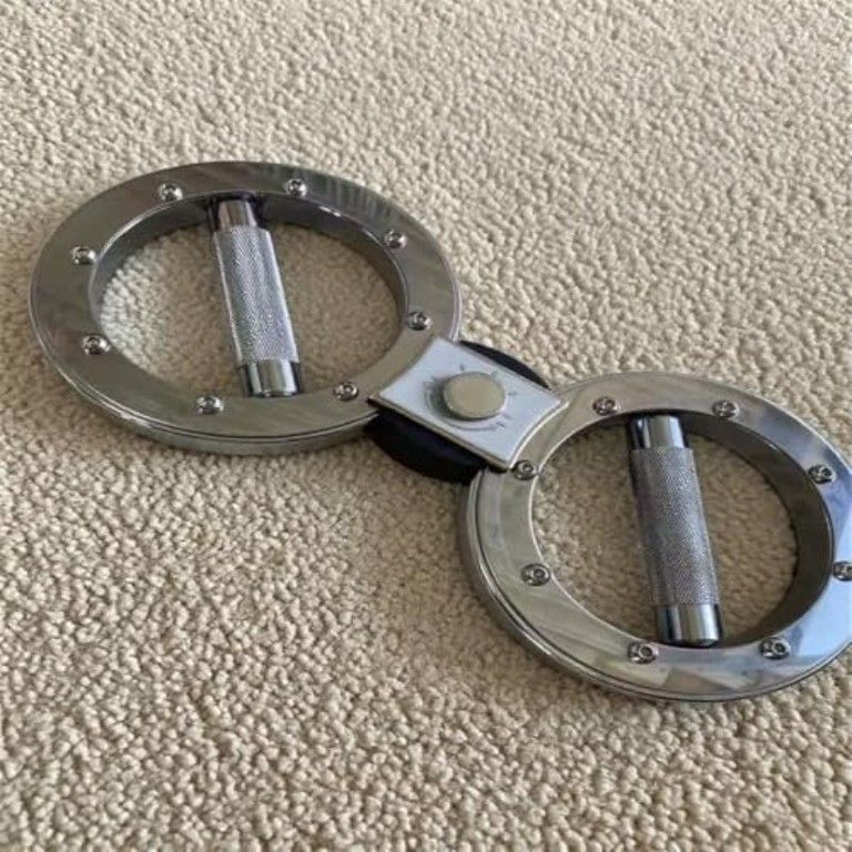 【全身トレーニング】360回転式レジスタンスバンド - 5段階負荷調整(2.5-12.5kg)＆滑り止めグローブ付属！上半身筋力、関節ケア、自宅ジムに最適【コンパクト】