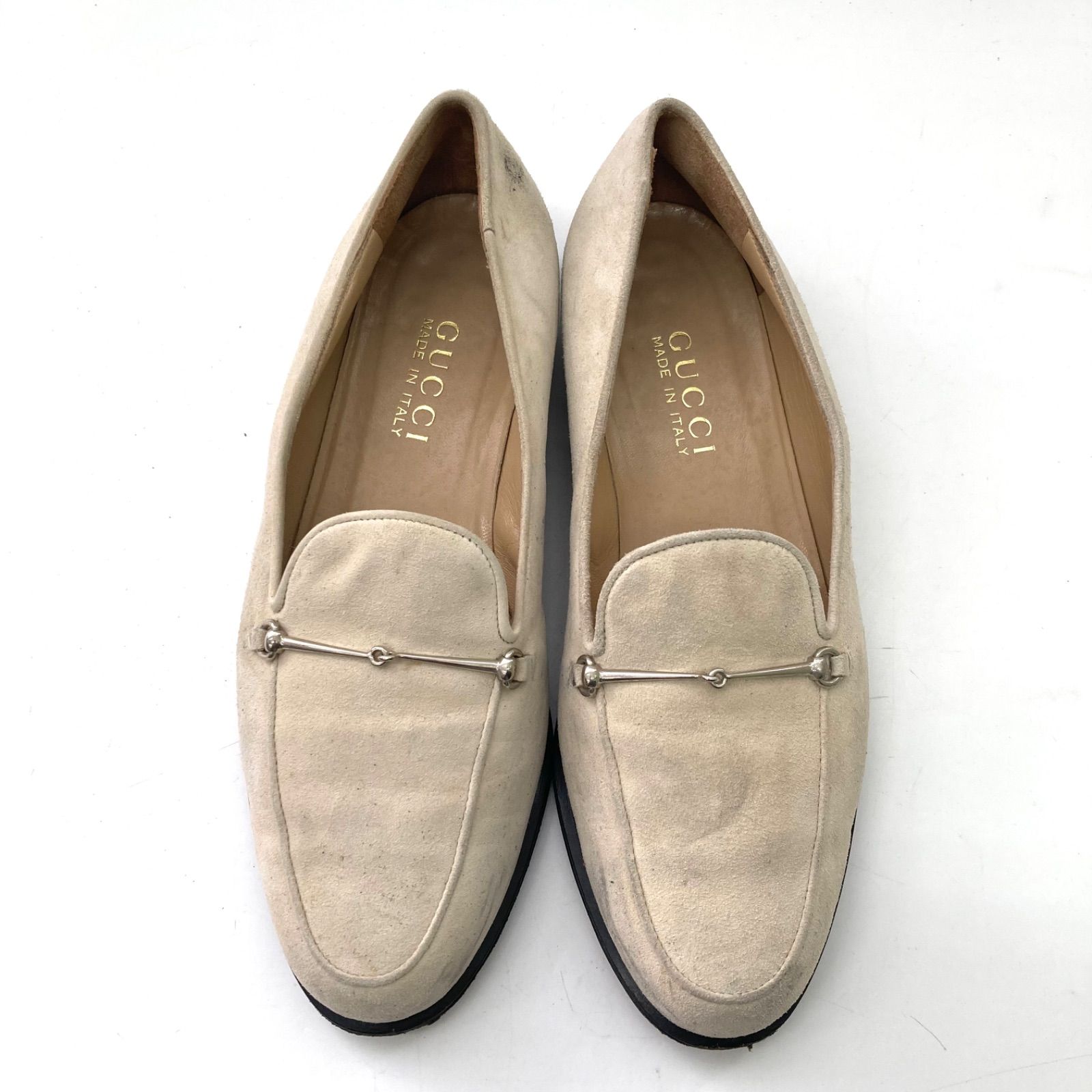 ⭐31日までの限定限定セール⭐【GUCCI】グッチ ローファー 靴 ベージュ 
