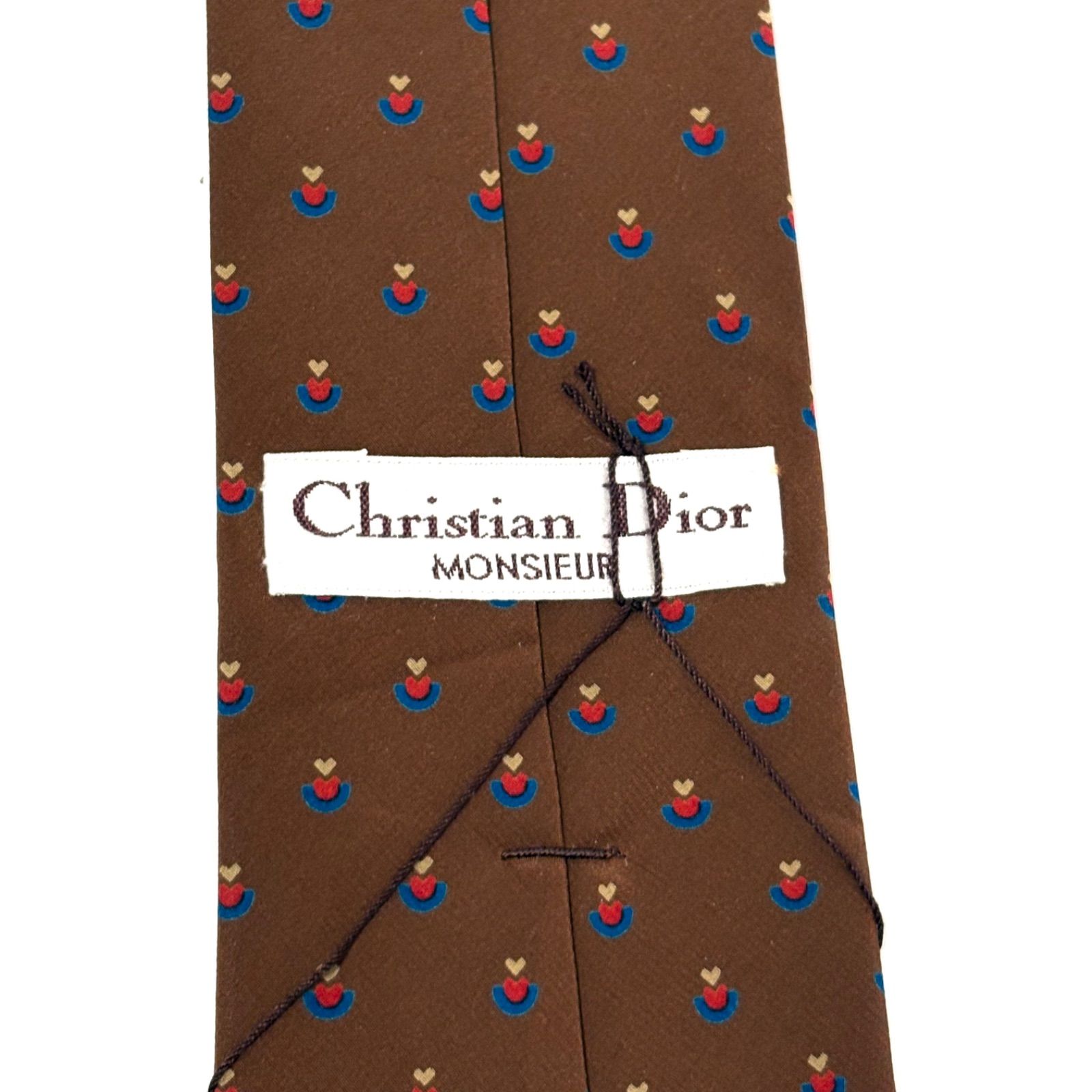 未使用・タグ付き✨ クリスチャンディオール ネクタイ ブラウン系 茶色