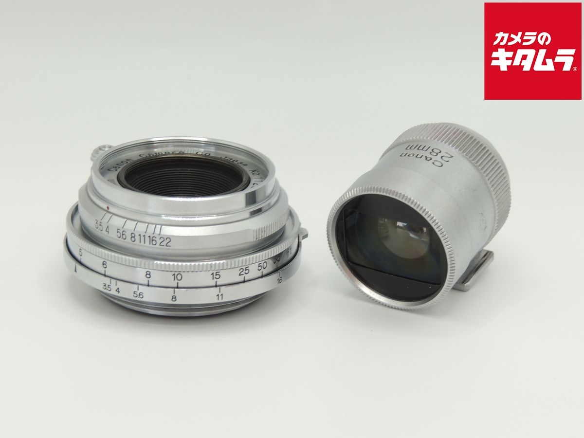 中古】 【良品】 キヤノン Canon Serenar 28mm F3.5 専用ファインダー