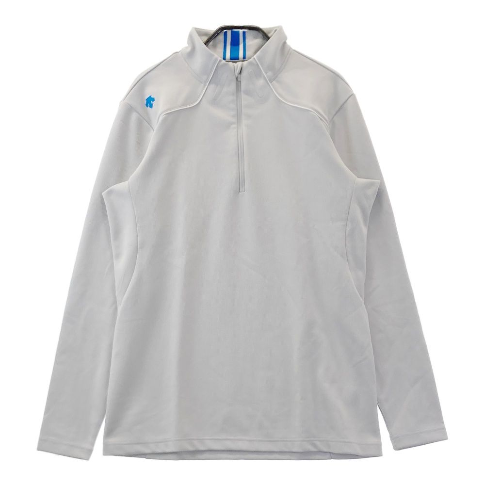 サイズ：L DESCENTE GOLF デサントゴルフ ハーフジップ 長袖Tシャツ