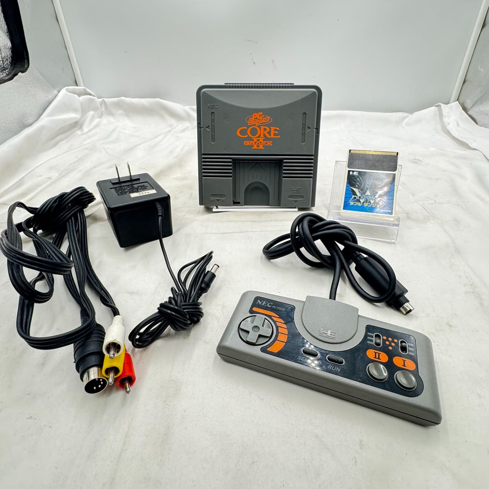 【ジャンク】PCエンジン　コアグラフィックス2 ❗️✨ソフト付き ✨❗️】NEC PCエンジン コアグラフィックスⅡ✨簡易