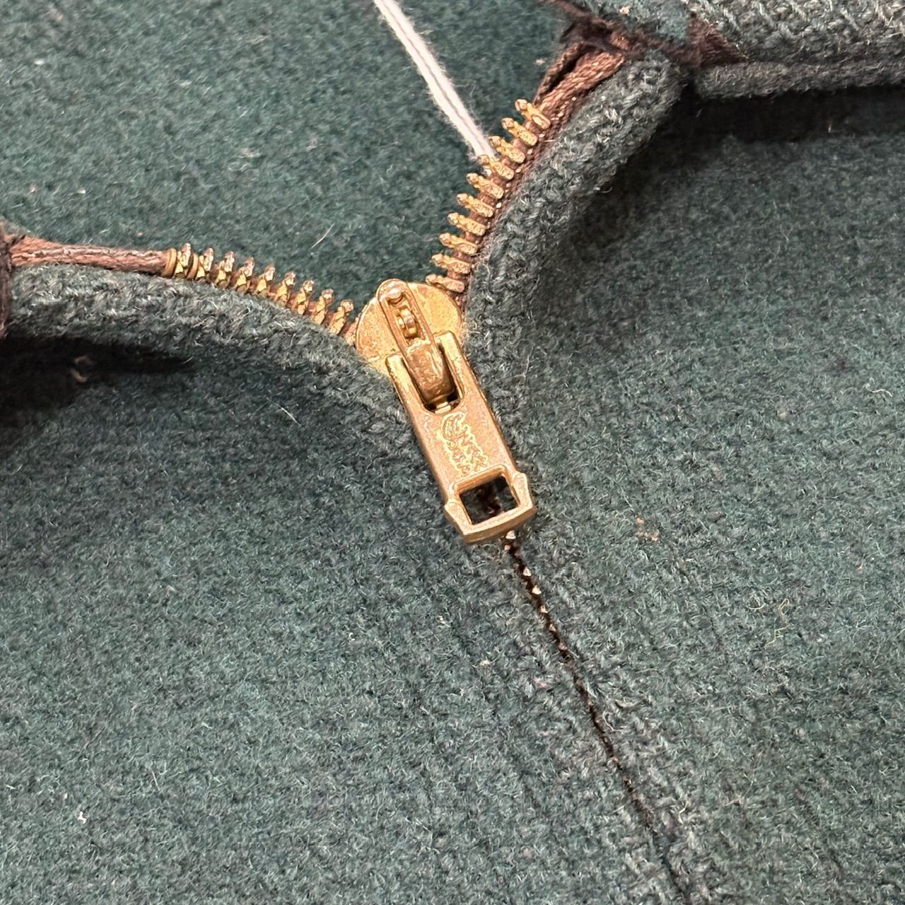 Unknown】50～60s Wool × Leather Sports Jacket 