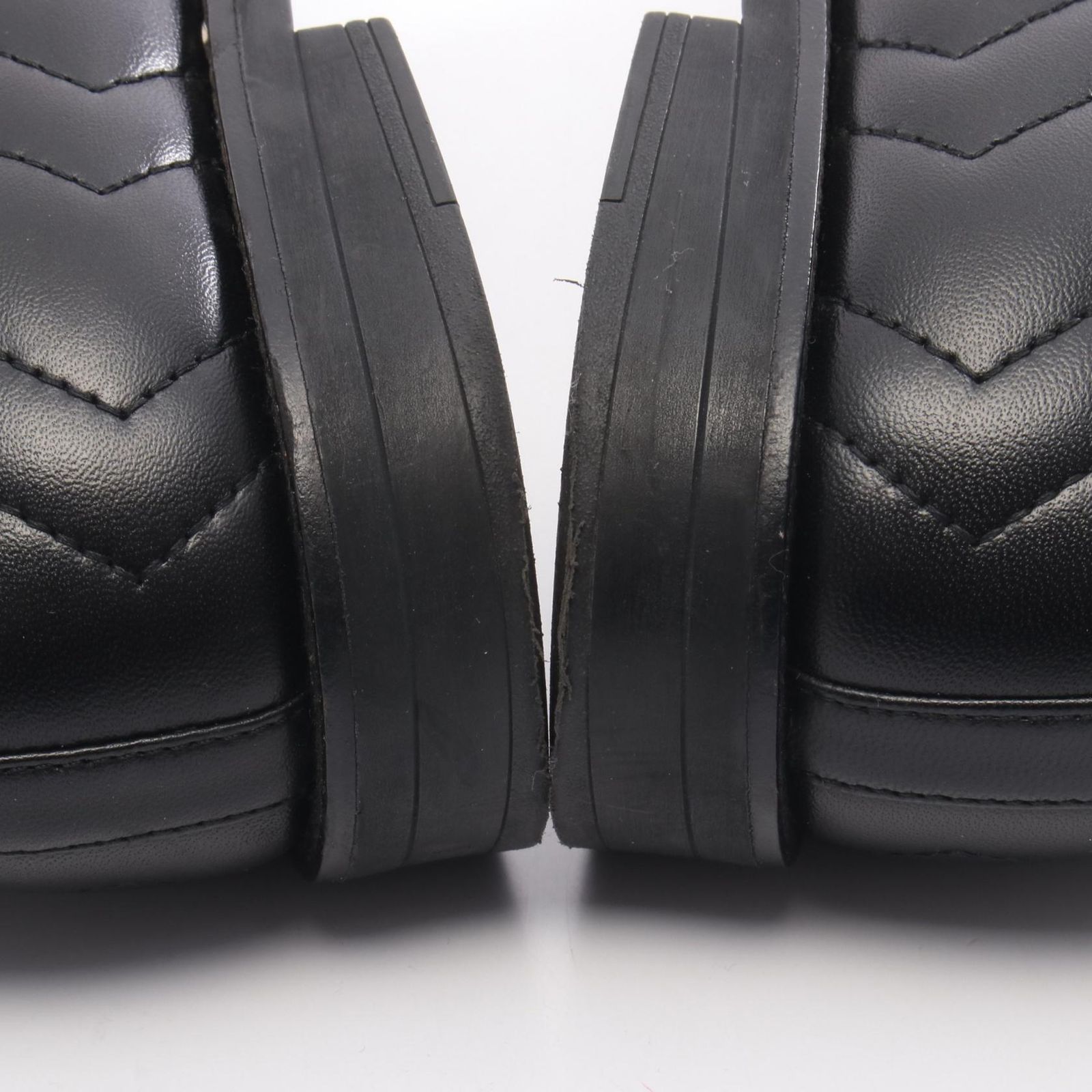 グッチ GUCCI ローファー GGマーモント 670399 ブラック レザー GG