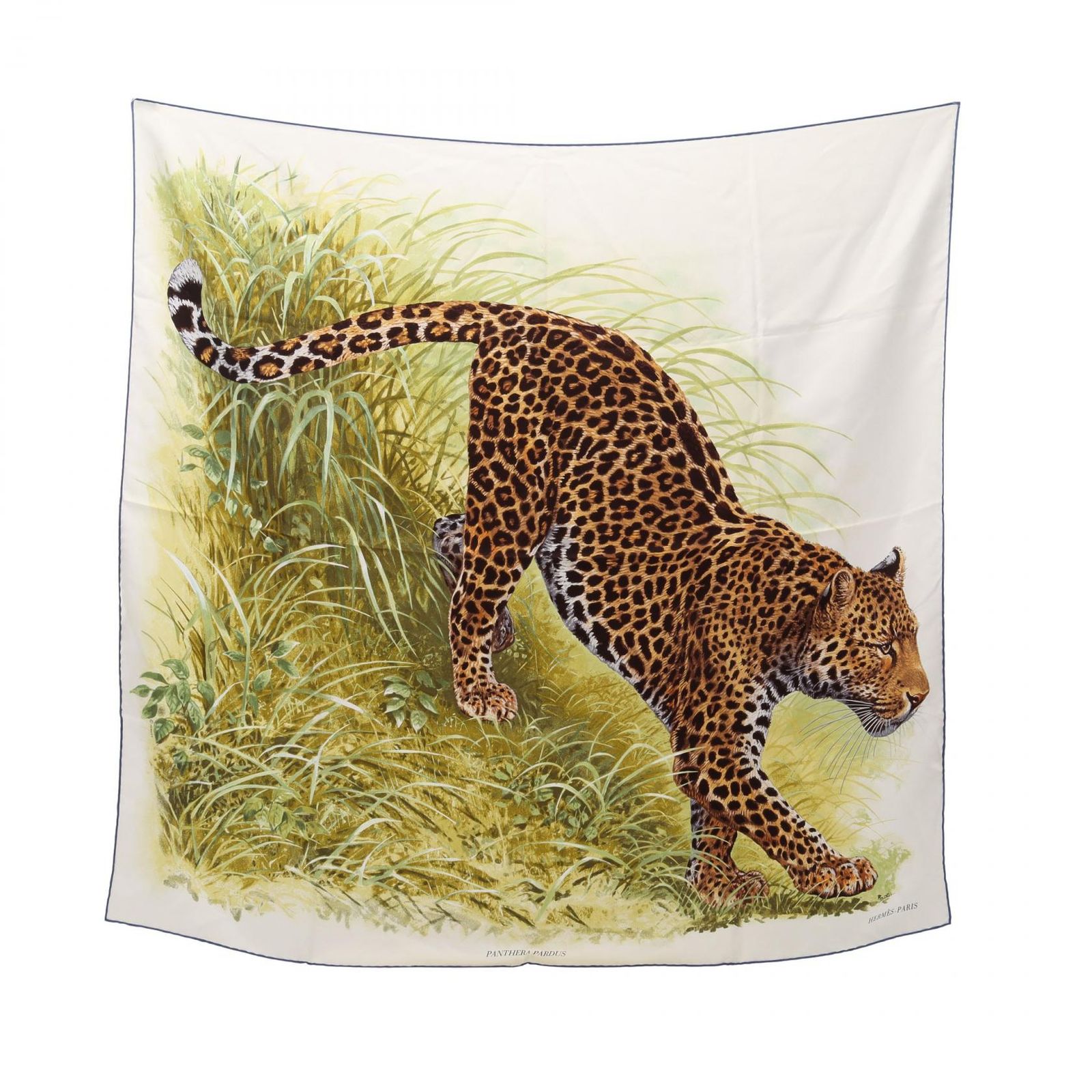 エルメス HERMES スカーフ カレ90 PANTHERA PARDUS シルク カレ90 