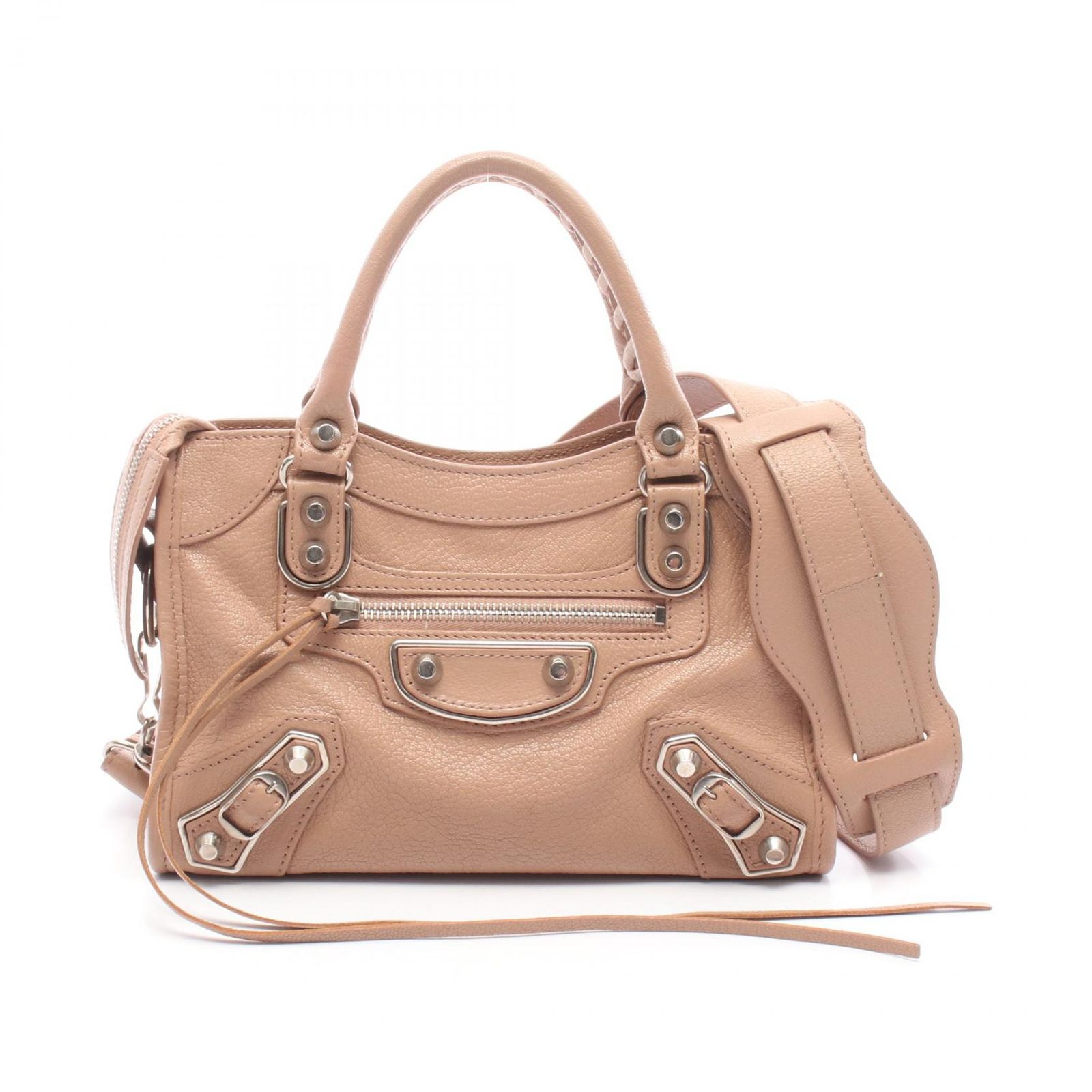 バレンシアガ BALENCIAGA ハンドバッグ クラシック メタリック エッジ