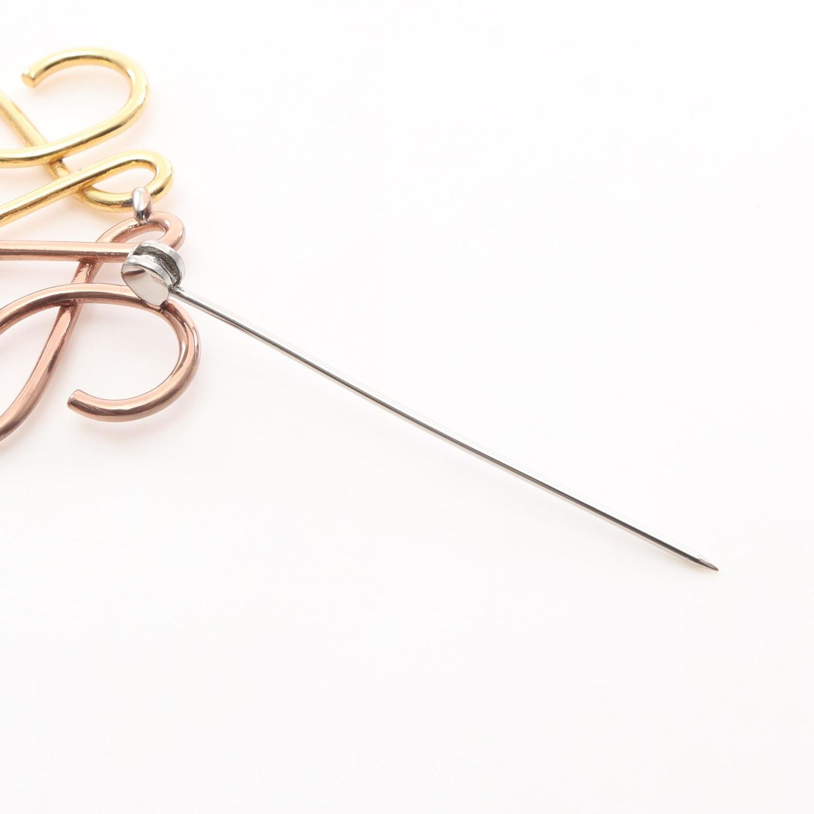 ロエベ LOEWE ブローチ アナグラム GP（ゴールドメッキ） ブローチ