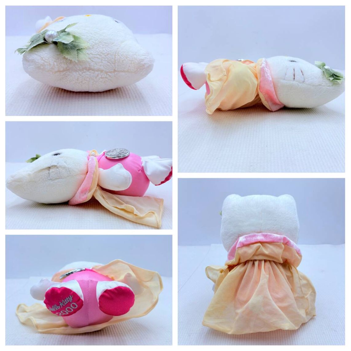 Sanrio ハローキティ人形 2000年記念モデル レトロ 2体セット 現状品