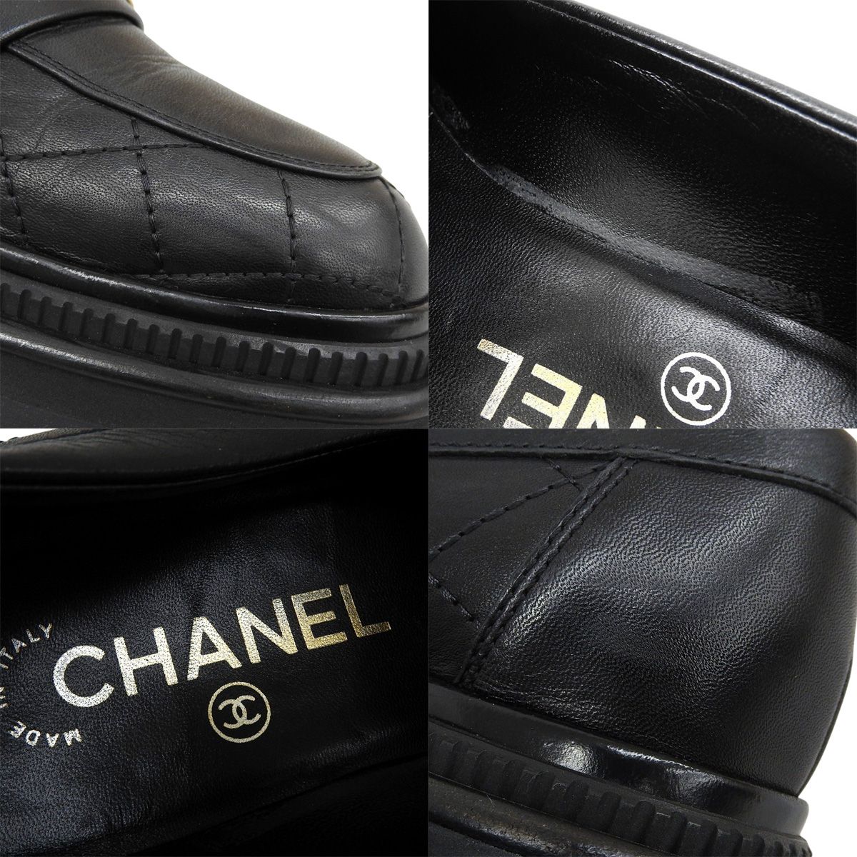 CHANEL(シャネル) マトラッセ ココマーク ローファー フラットシューズ