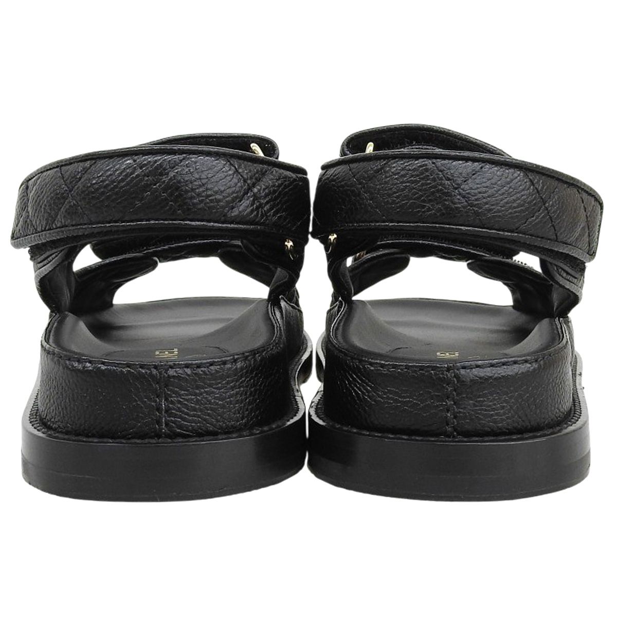 【あんしん鑑定付】 CHANEL フットベッドサンダル マトラッセ CHANEL(シャネル) マトラッセ フッドベッドサンダル サンダル/ミュール