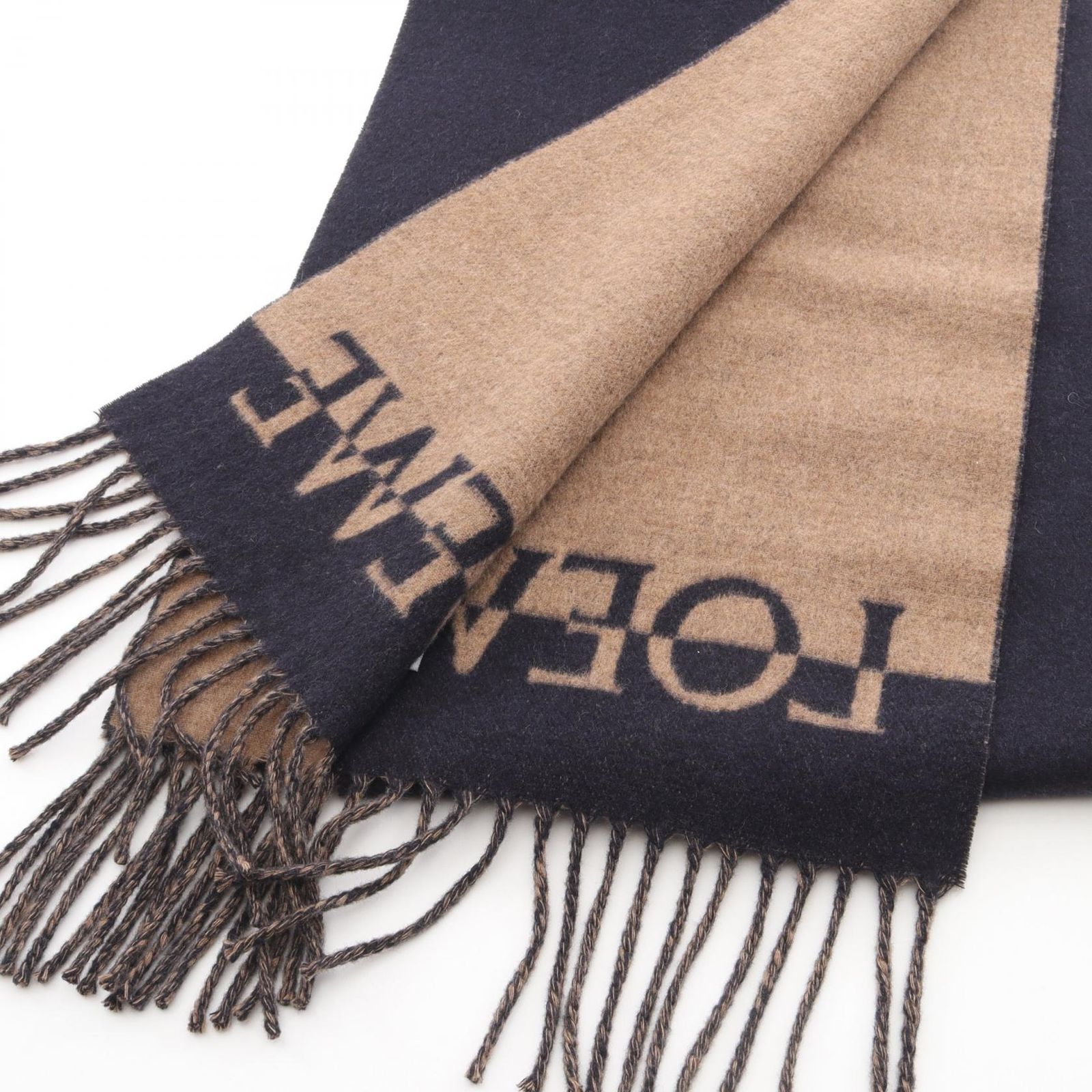 ロエベ LOEWE マフラー ロゴ ウール カシミヤ マフラー ユニセックス