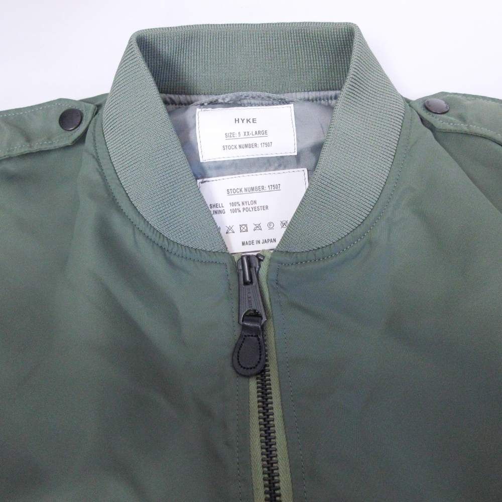 ハイク HYKE 美品 25SS TYPE L-2A JACKET フライトジャケット ブルゾン
