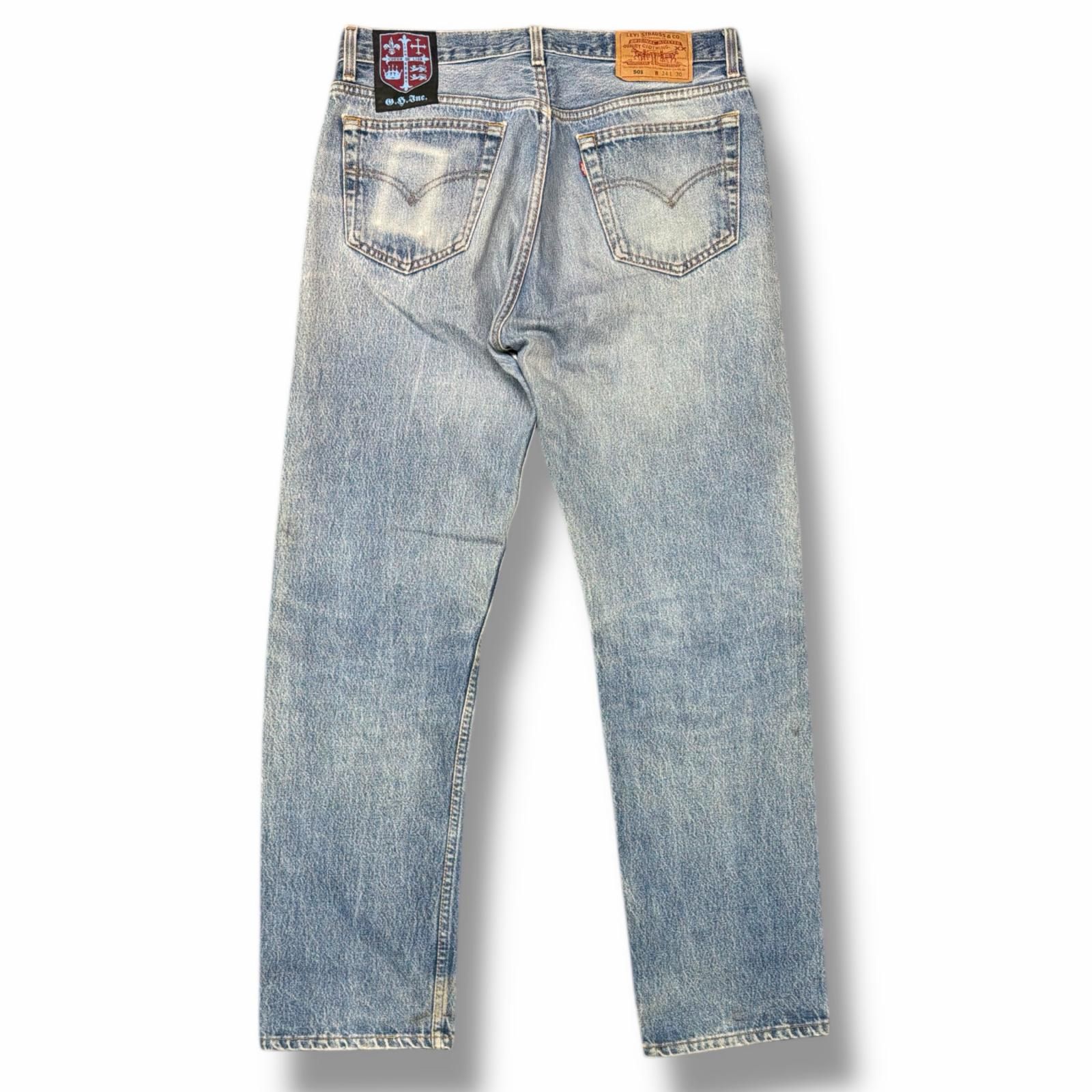 A&G リーバイスボディ クロスパッチデニムパンツ ジーンズ