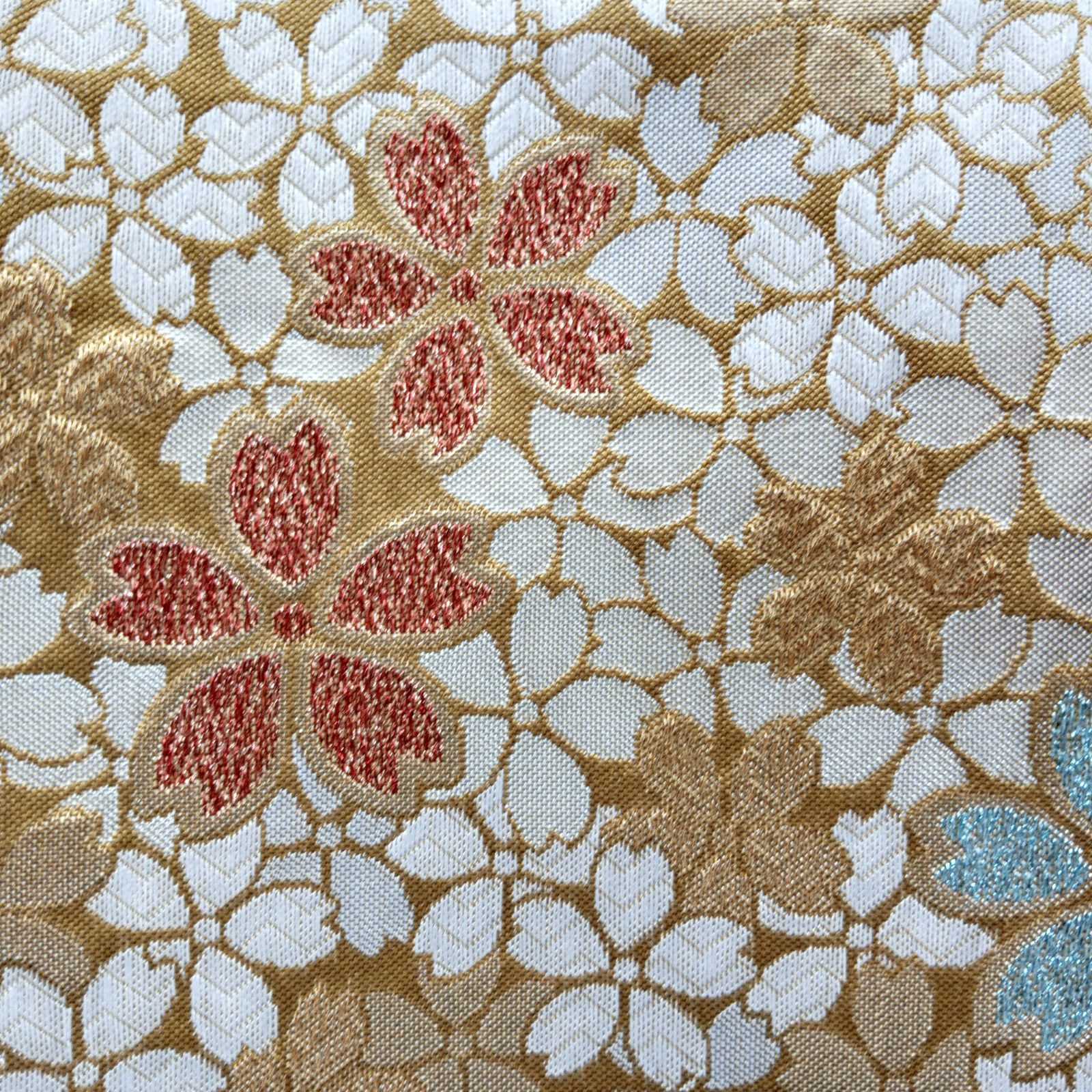 中古 正絹 金糸 華やか 袋帯 R8U-O-10 - メルカリ