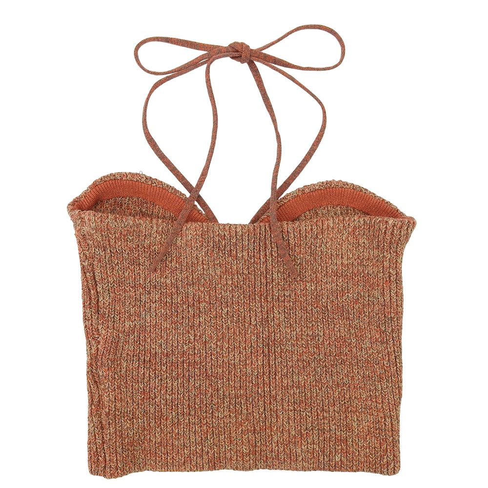 トップス clane HEATHER COTTON KNIT TUBETOP セール】HEATHER COTTON KNIT TUBETOP（チューブトップ）｜CLANE