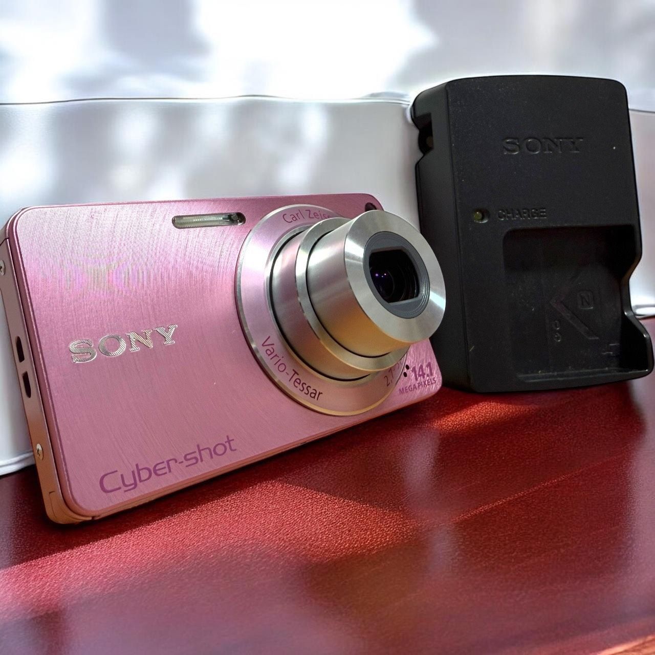 ☆送料無料 SONY ソニー DSC-W350 P ピンク コンパクトデジタルカメラ